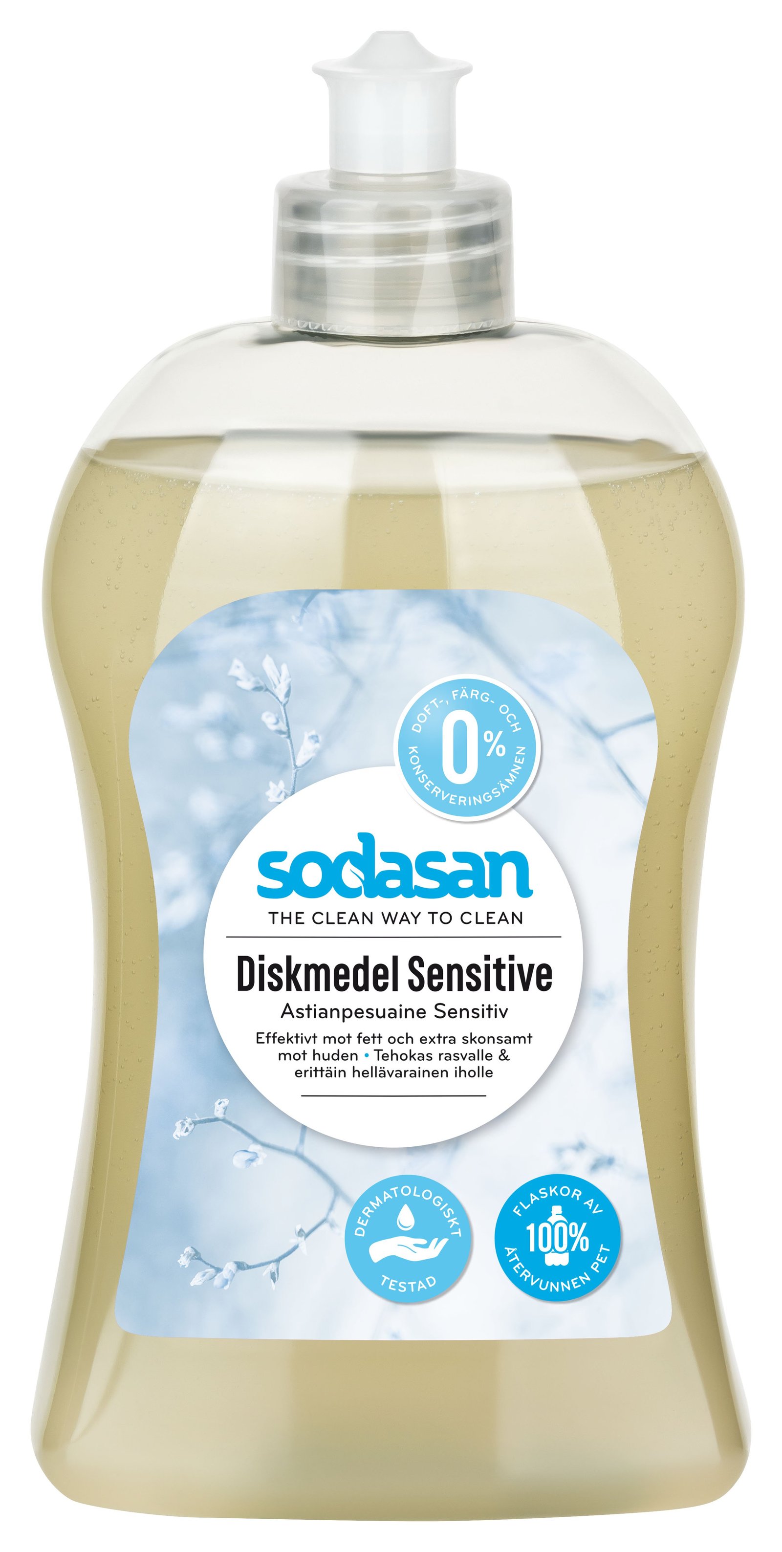 Sodasan Diskmedel Sensitive 500 ml