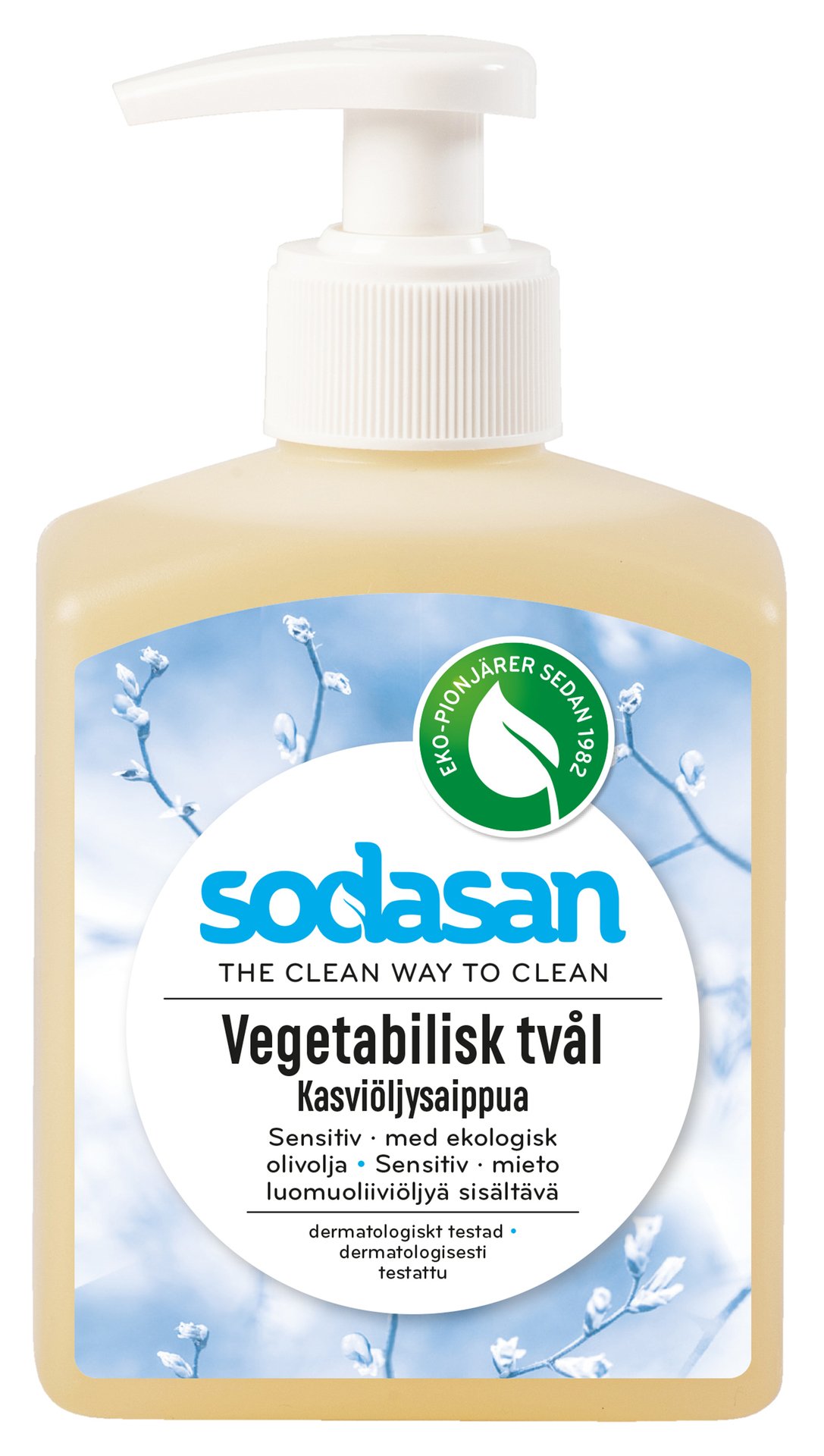 Sodasan Vegetabilisk Tvål Sensitive 300 ml