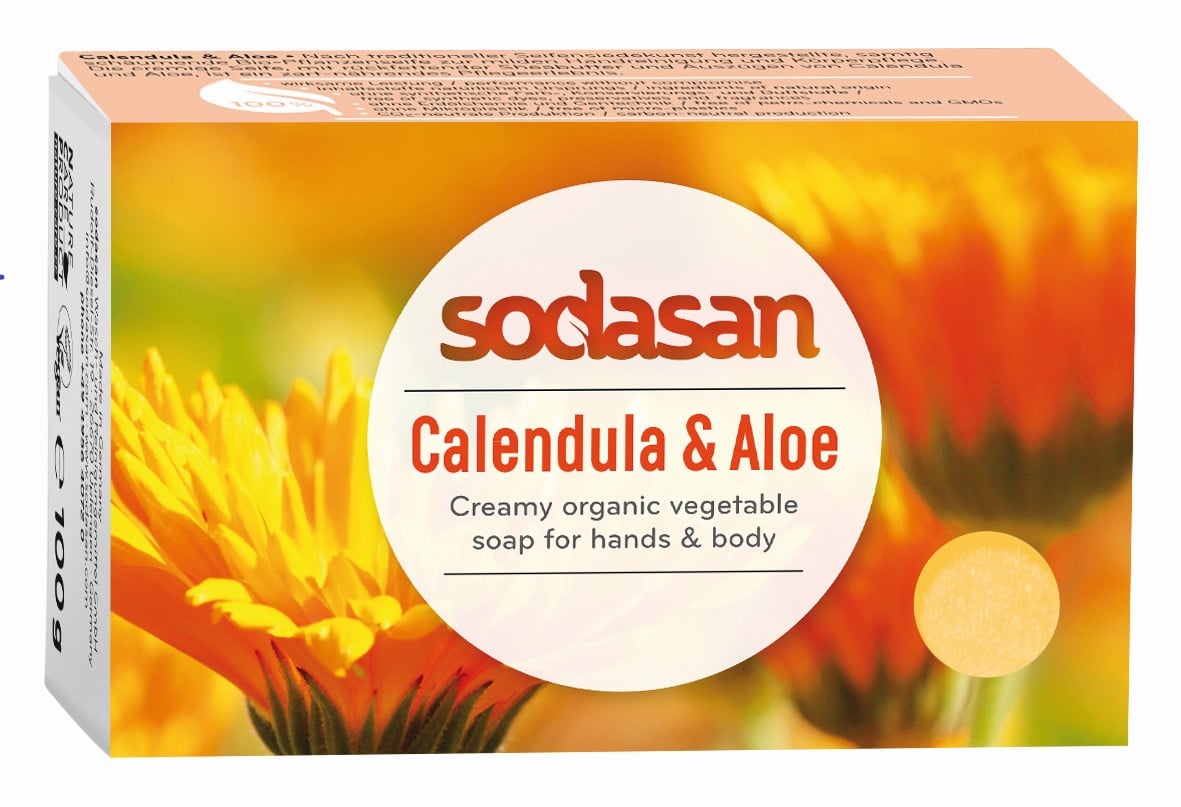 Sodasan Ringblomma & Aloe Eko Tvål 100 g