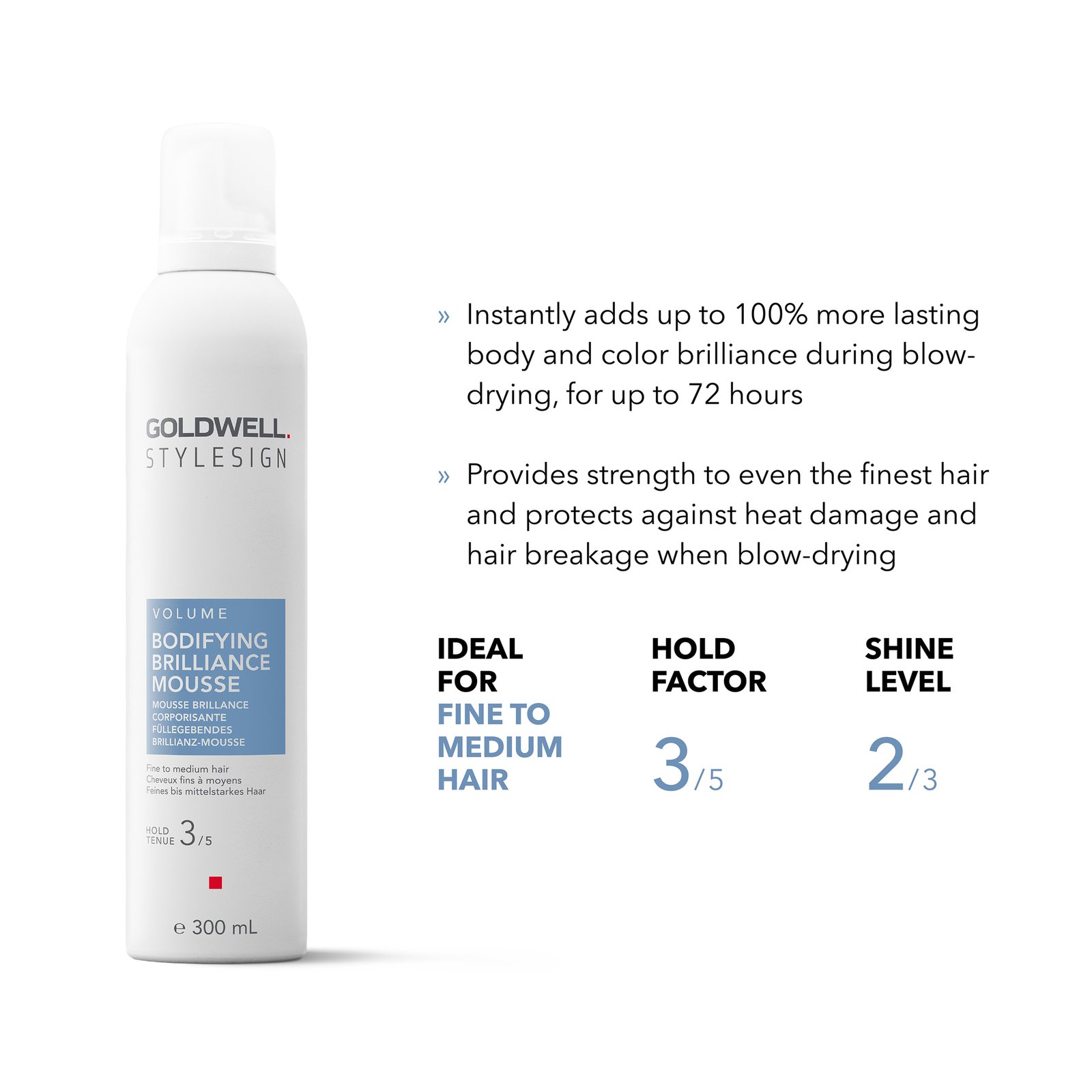 Goldwell StyleSign Bodifying Brilliance Mousse 300 ml