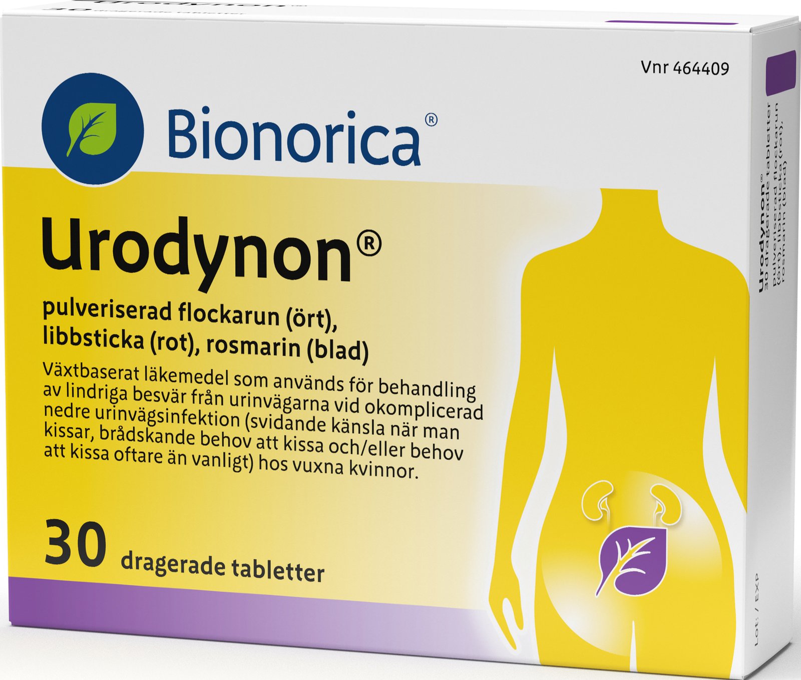 Urodynon 30 dragerade tabletter