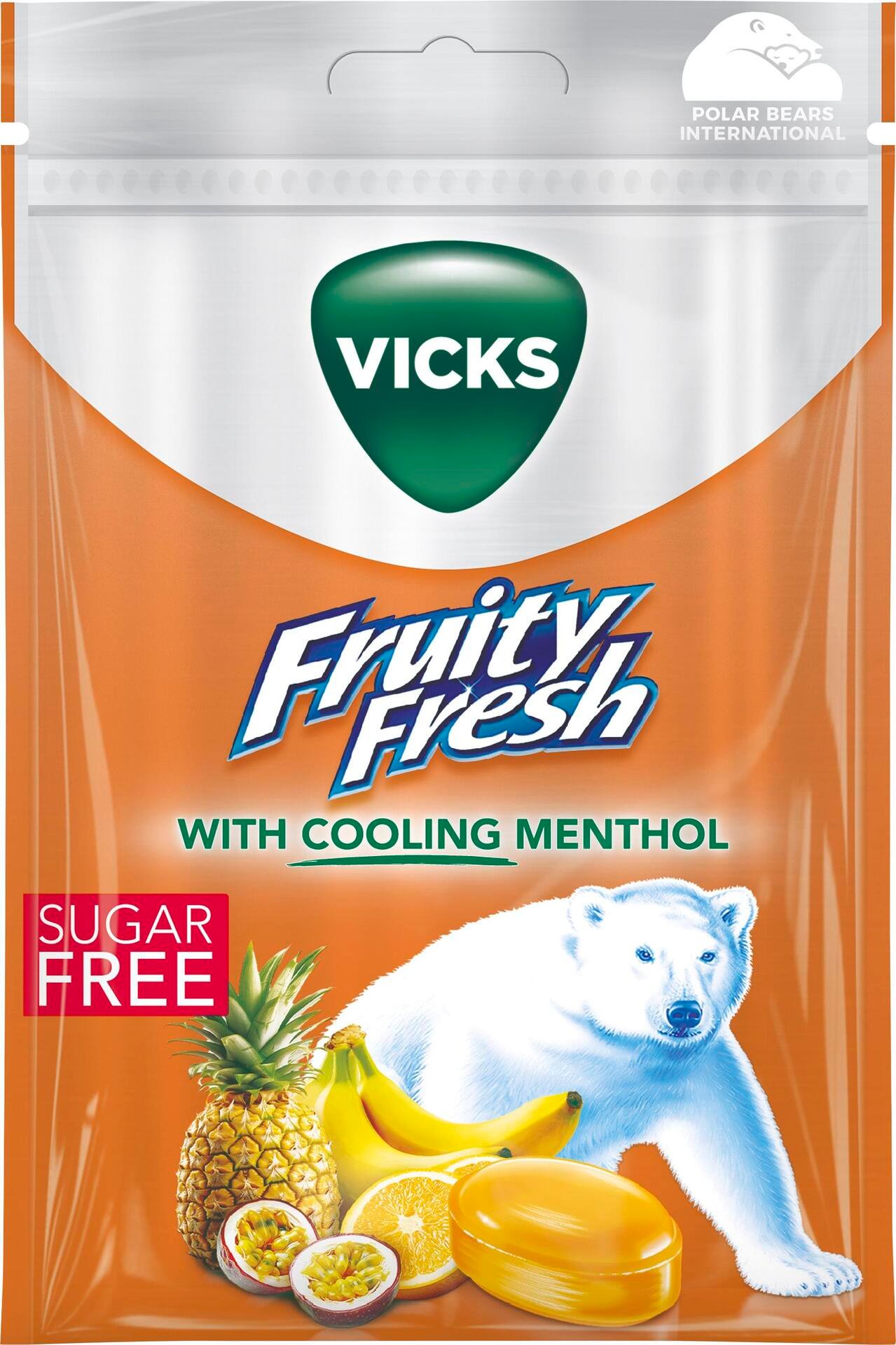 Vicks Multifruit Sugar free 72 g