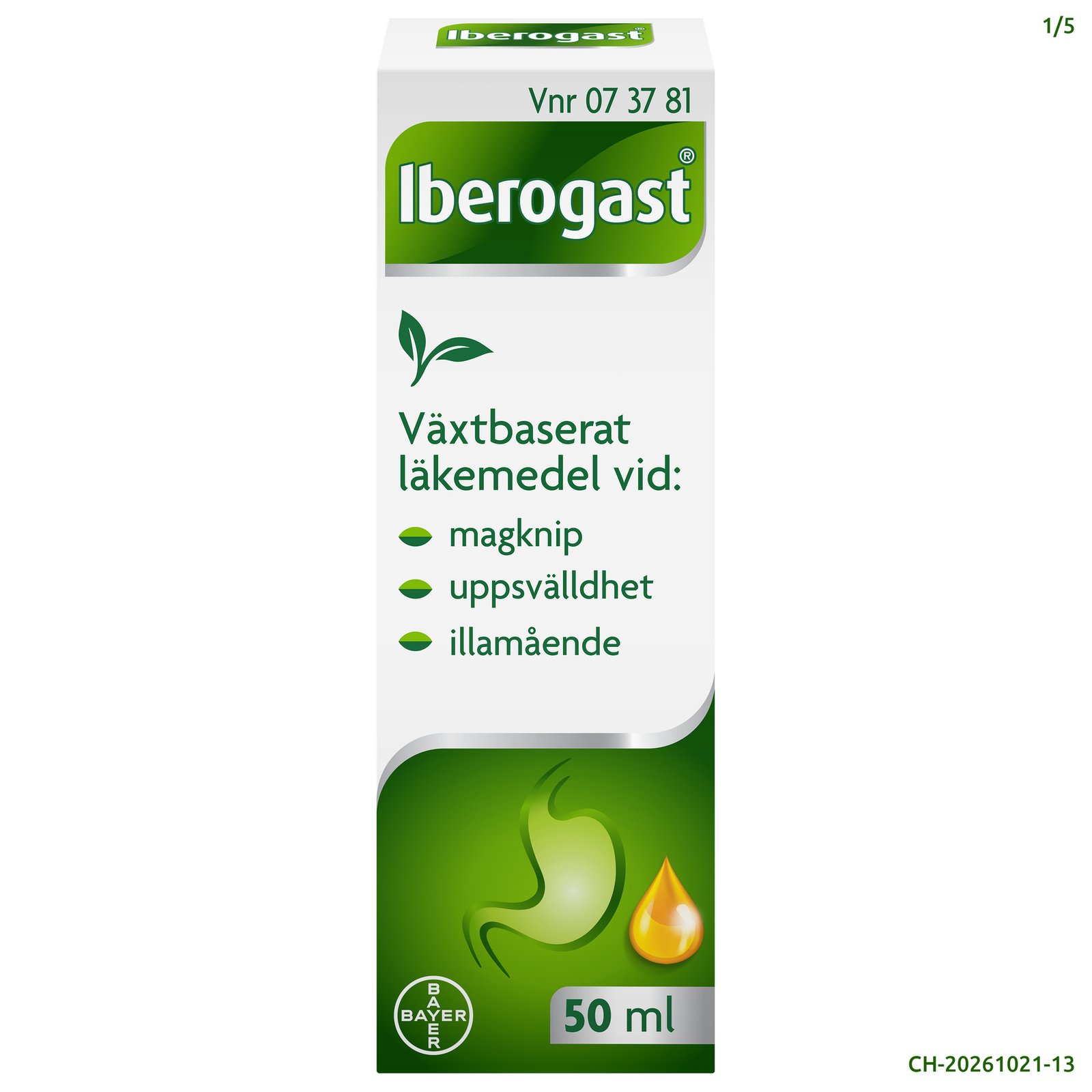 Iberogast orala droppar, 50 ml