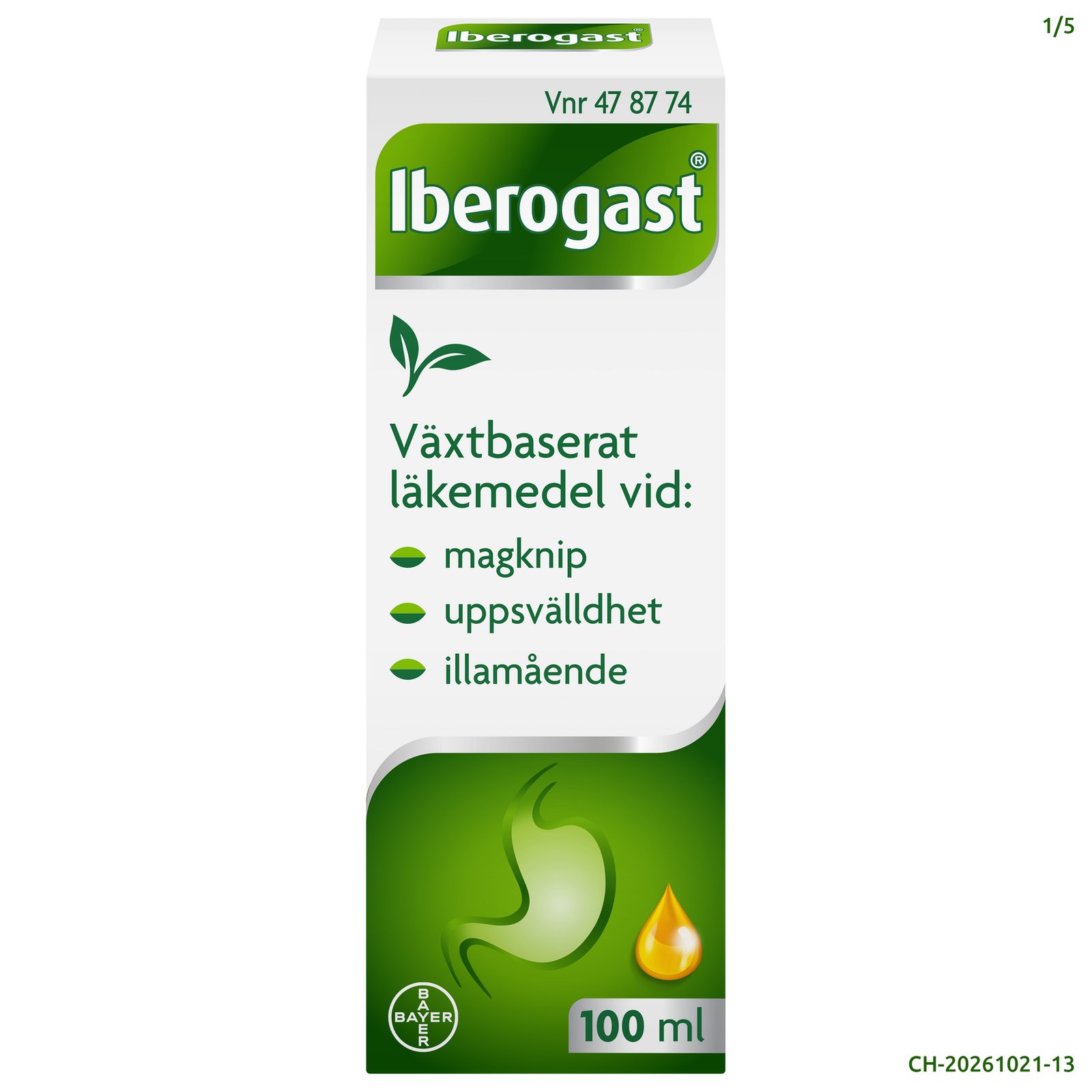 Iberogast orala droppar, 100 ml