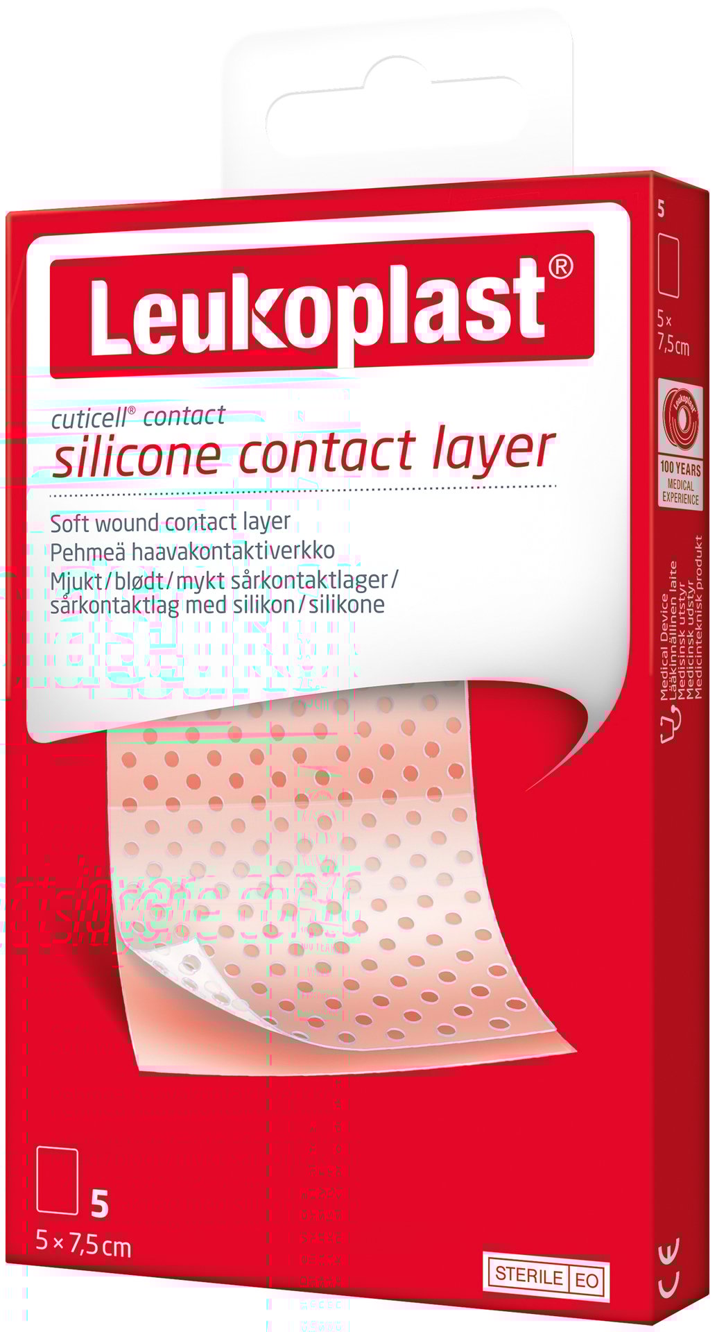Leukoplast Cuticell Contact Sårkontaktlager 5 st