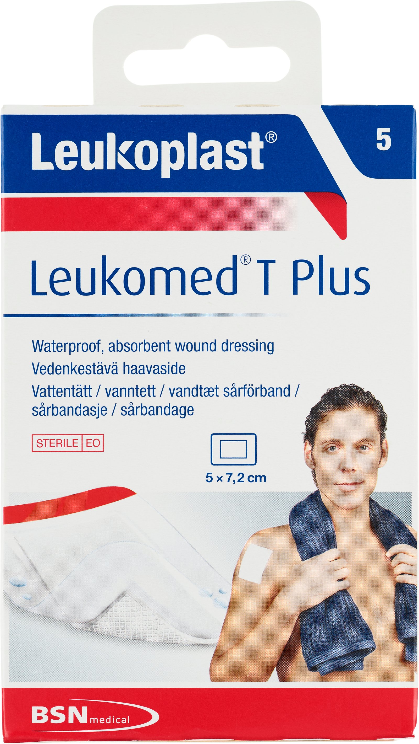 Leukoplast Leukomed T Plus Abs Sårförband 5x7,2 cm