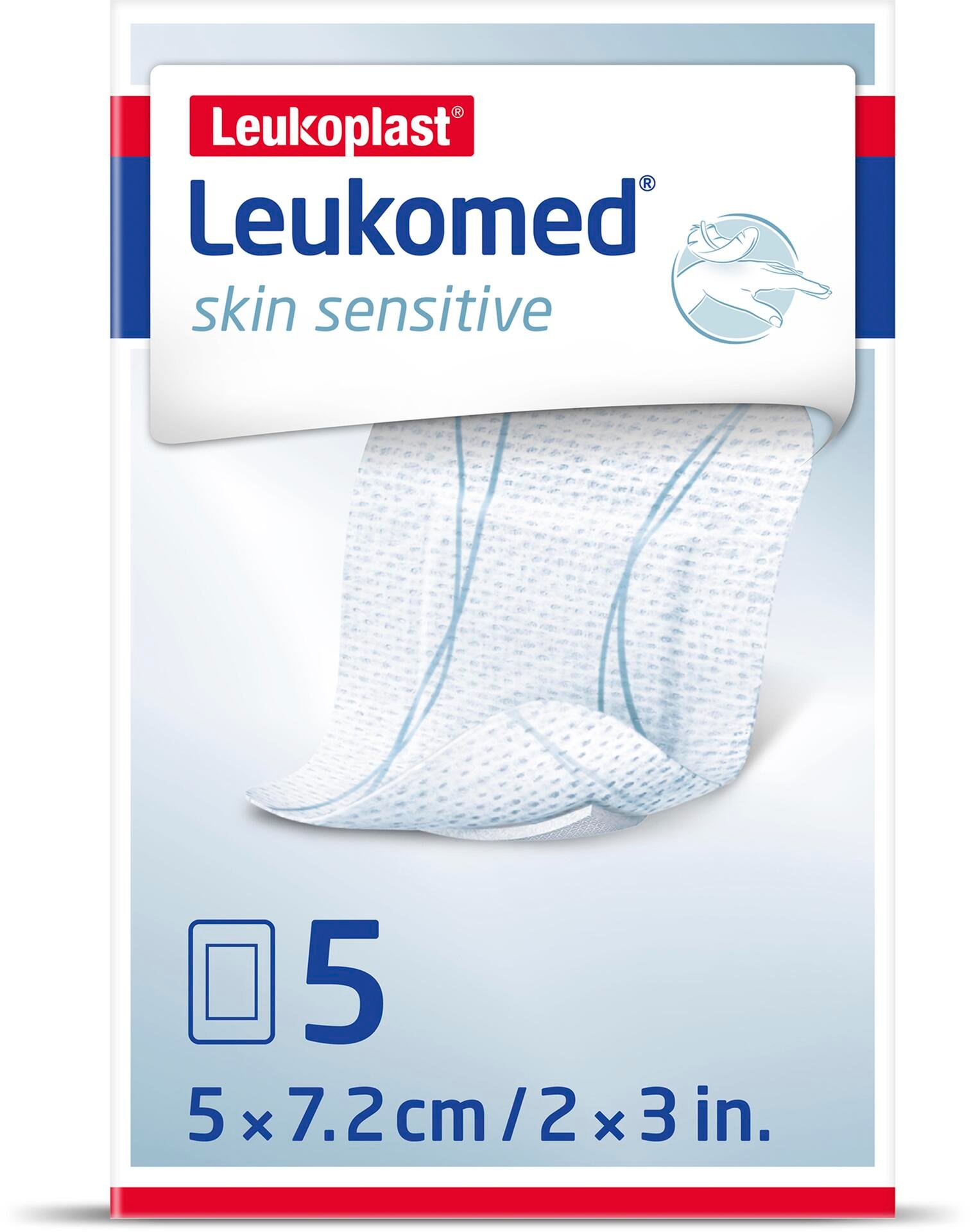 Leukoplast Leukomed Skin Sensitive S 5 st 5x7,2 cm