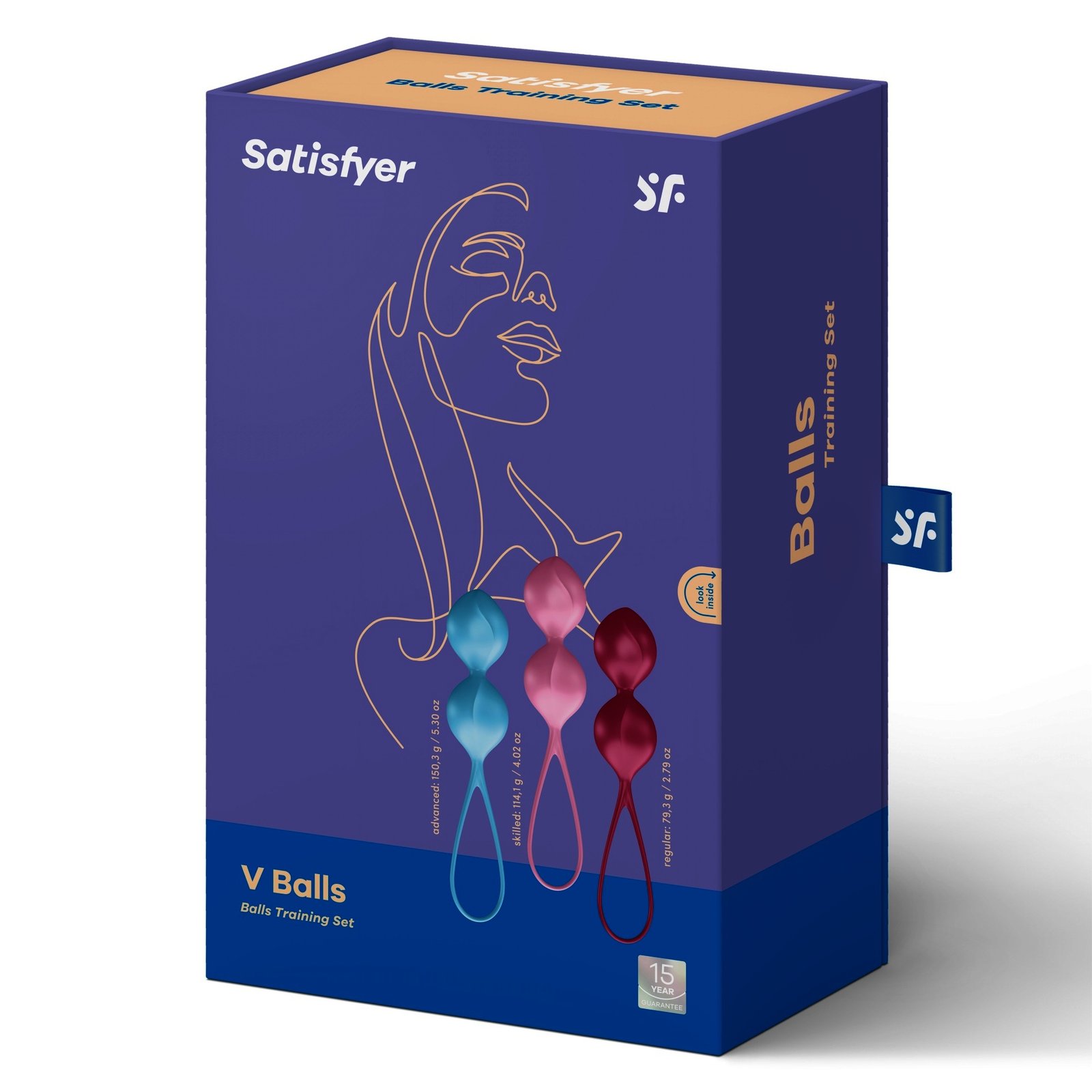 Satisfyer V Balls Knipkulor 3 st