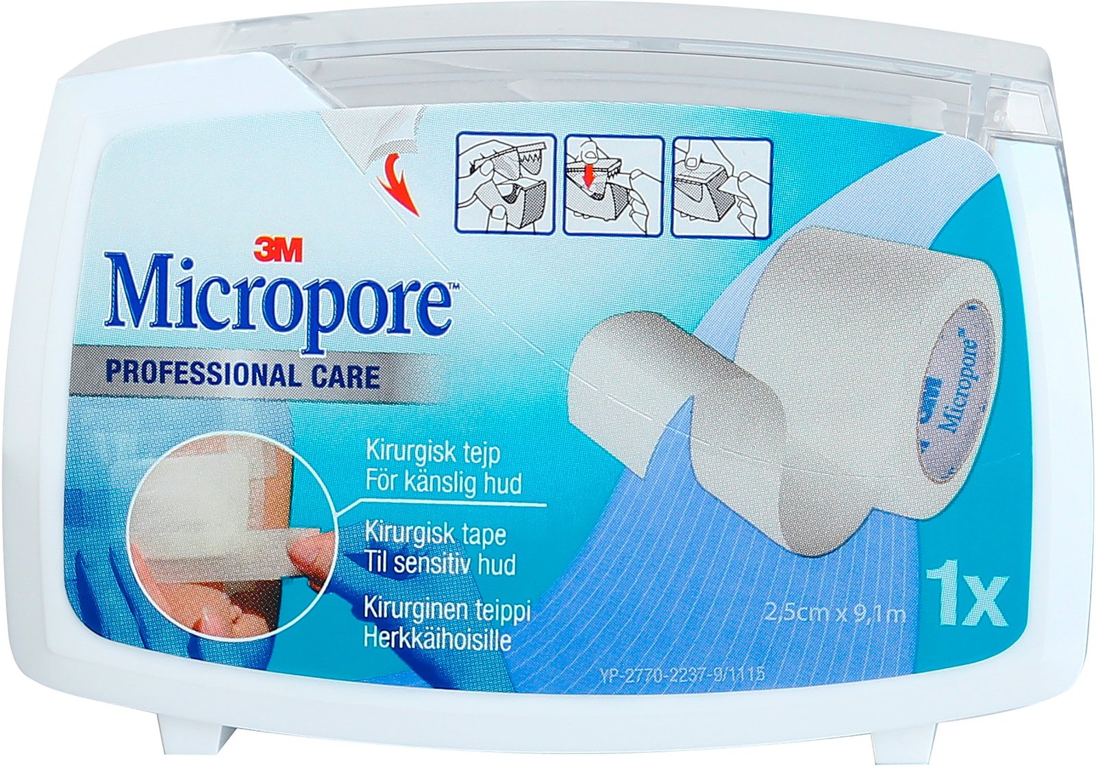 Micropore Kirurgisk Tejp Vit 9,14 x 2,5 cm