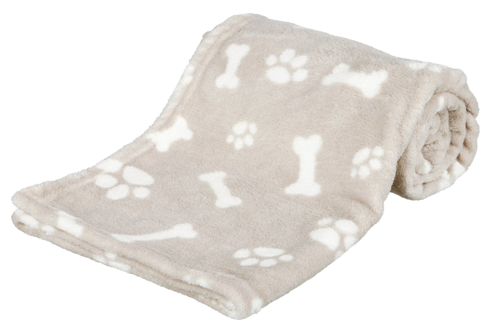 Trixie Kenny Filt Plysch 75 × 50 cm Beige 1 st