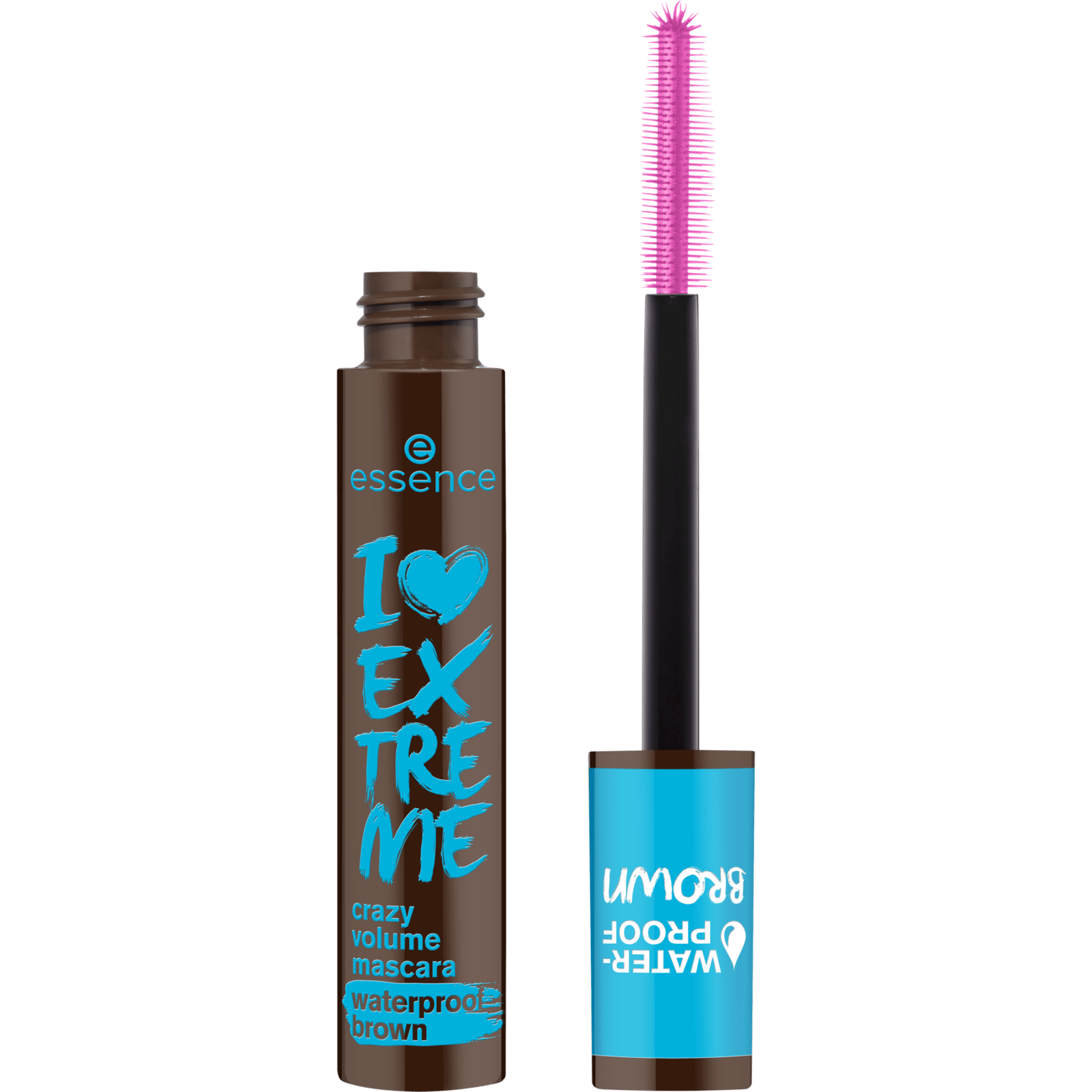 essence I LOVE EXTREME Crazy Volume Mascara Waterproof Brown 01