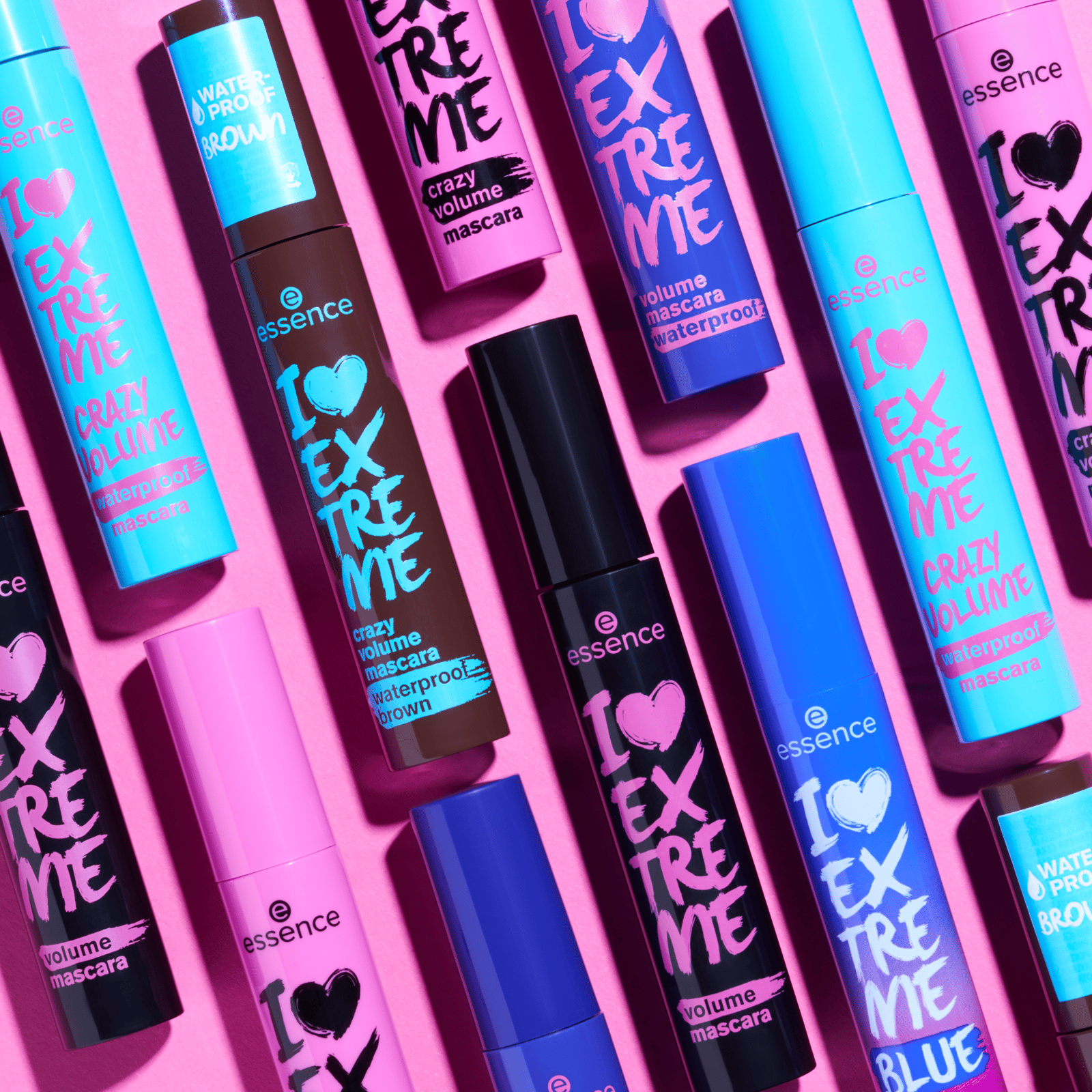essence I LOVE EXTREME Crazy Volume Mascara Waterproof Brown 01