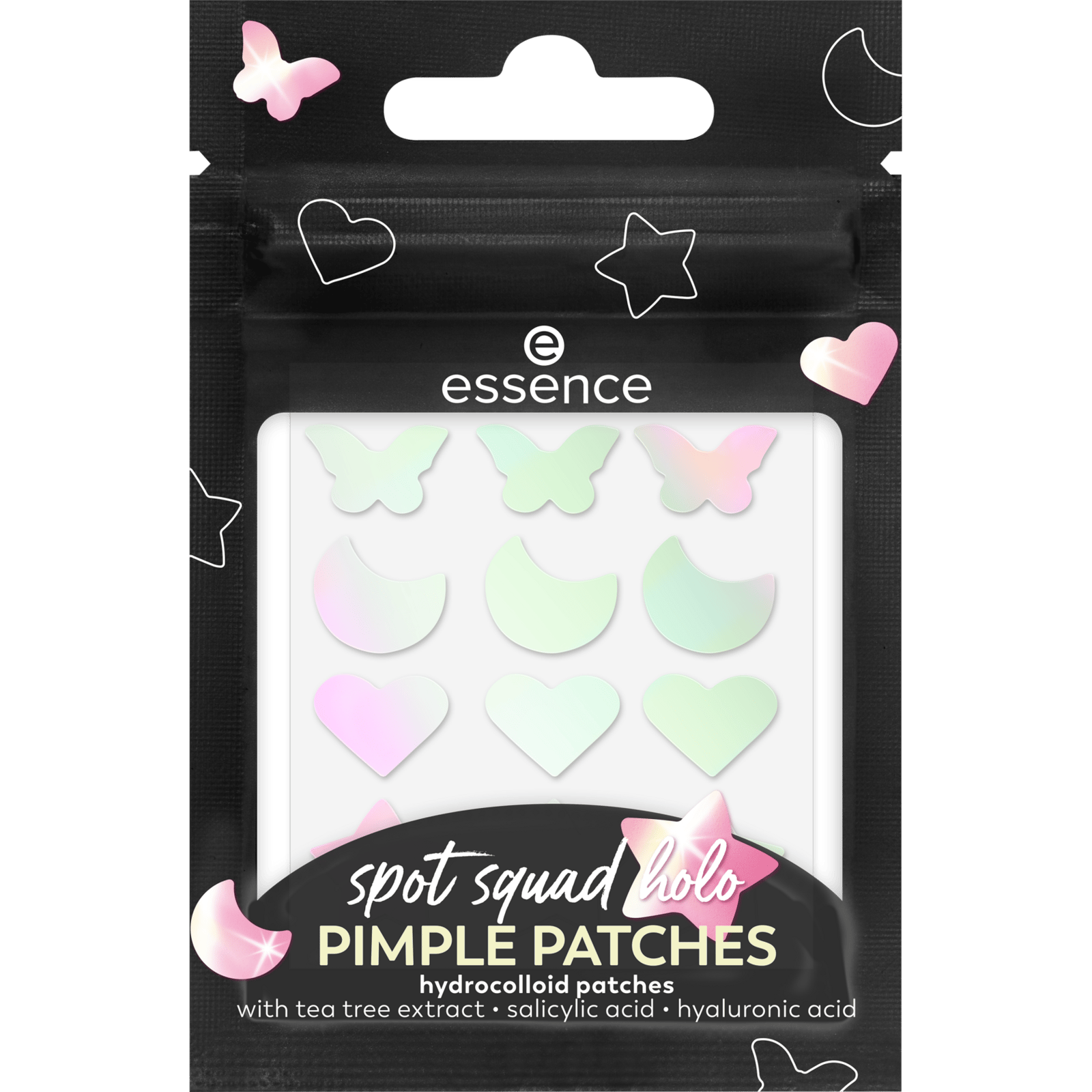essence Spot Squad Holo PIMPLE PATCHES 10 24 st