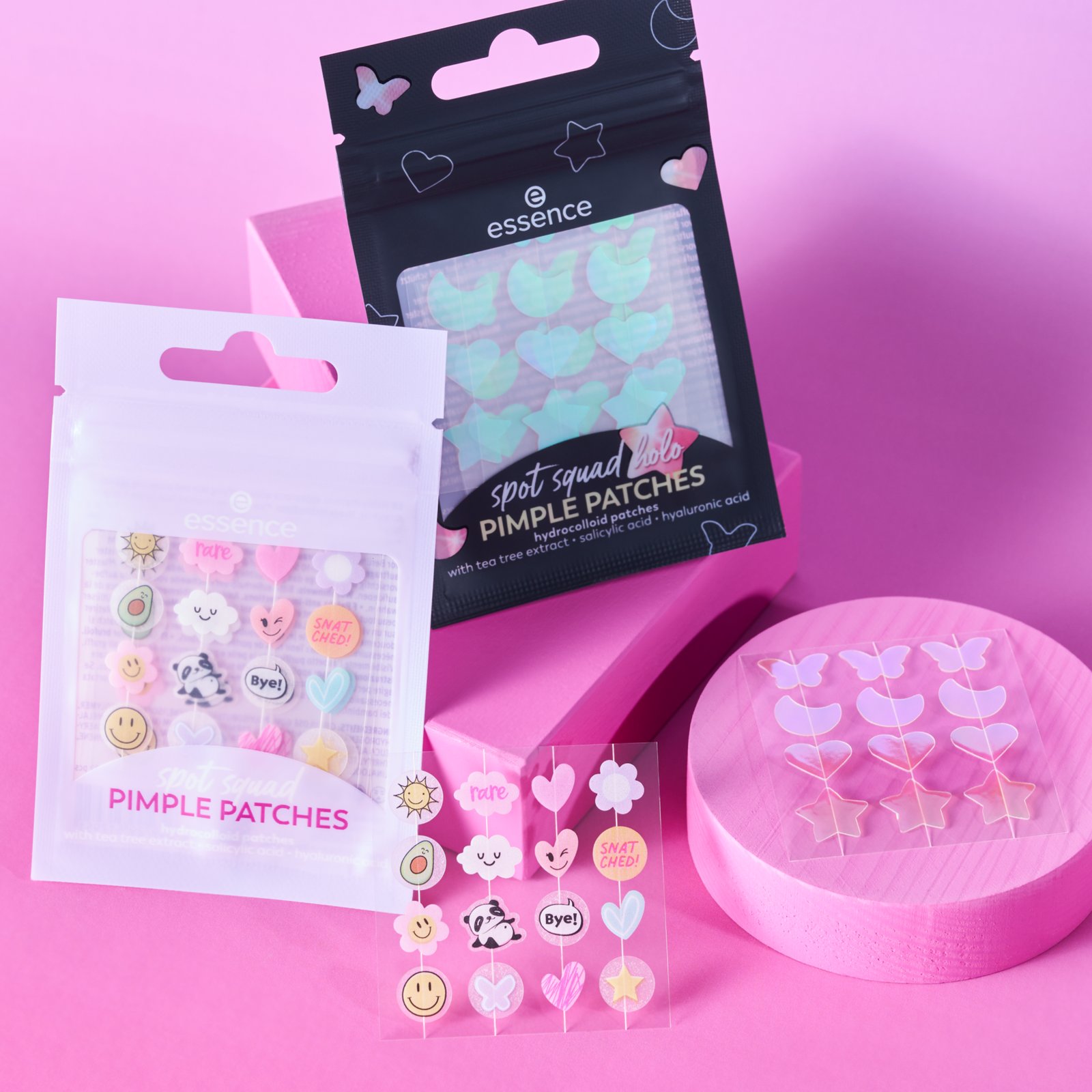 essence Spot Squad Holo PIMPLE PATCHES 10 24 st