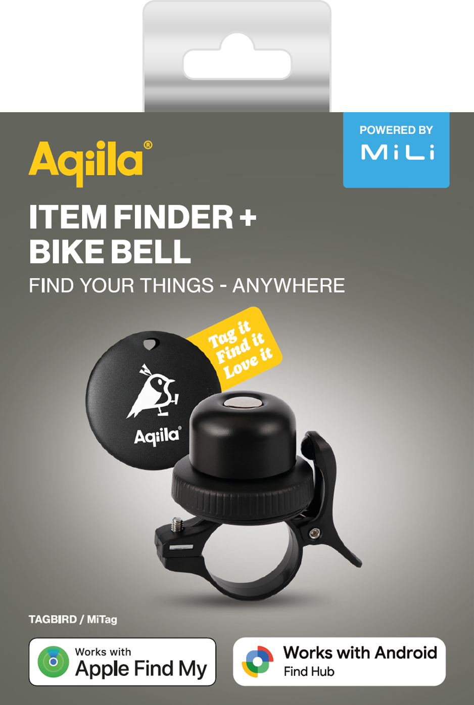 Aqiila Tagbird Smart Tracker Bike Bell 1 st