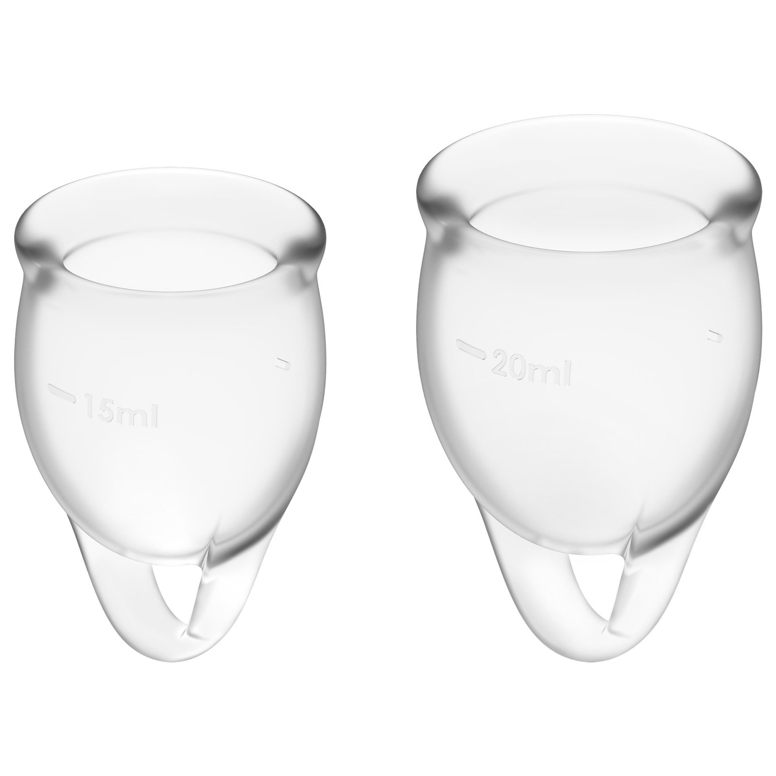 Satisfyer Feel Confident Menskopp Transparent 2 st