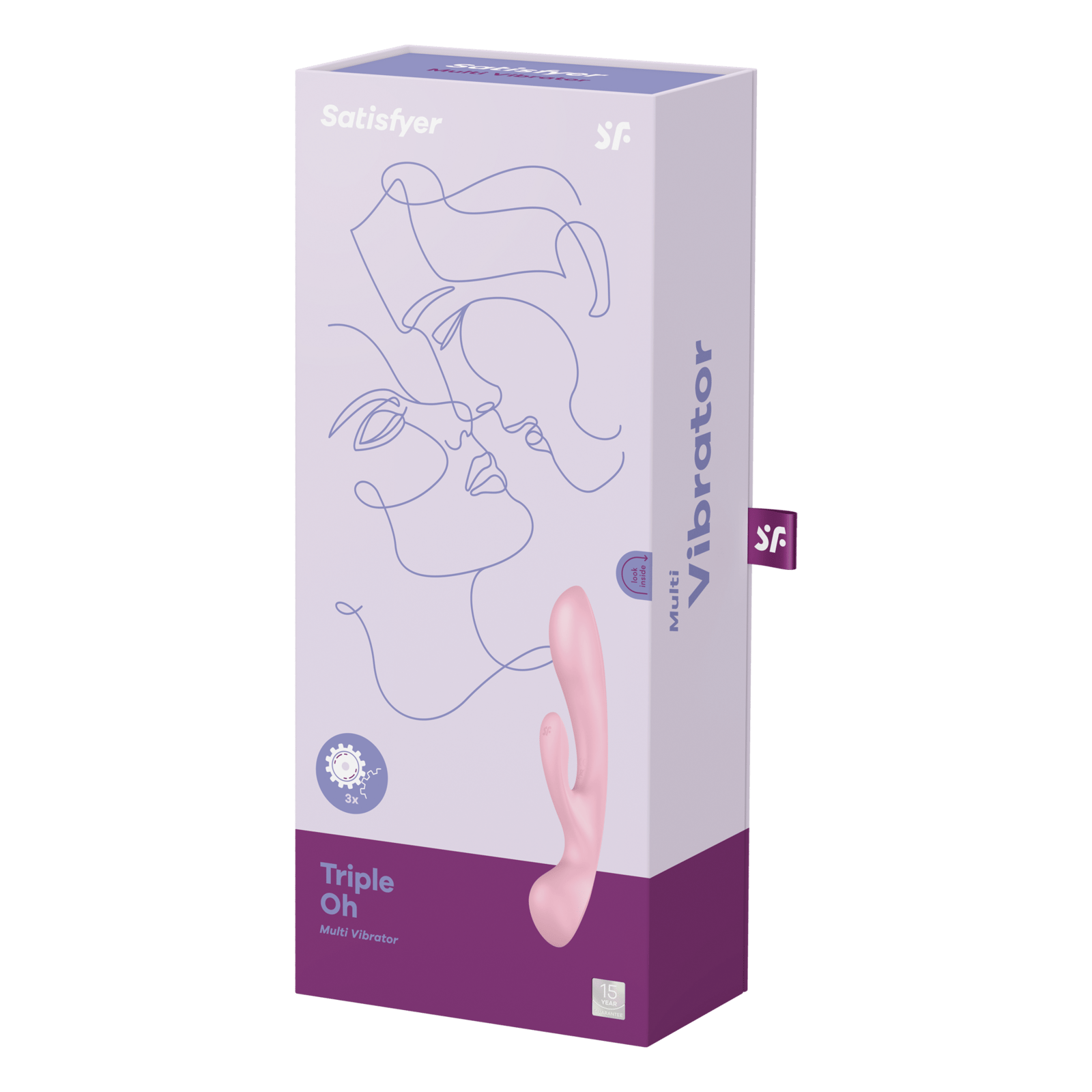Satisfyer Triple Oh Pink Rabbitvibrator 1 st
