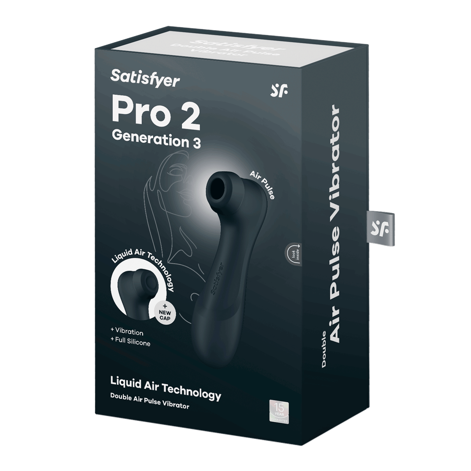 Satisfyer Pro 2 Generation 3 Black Lufttrycksvibrator 1 st