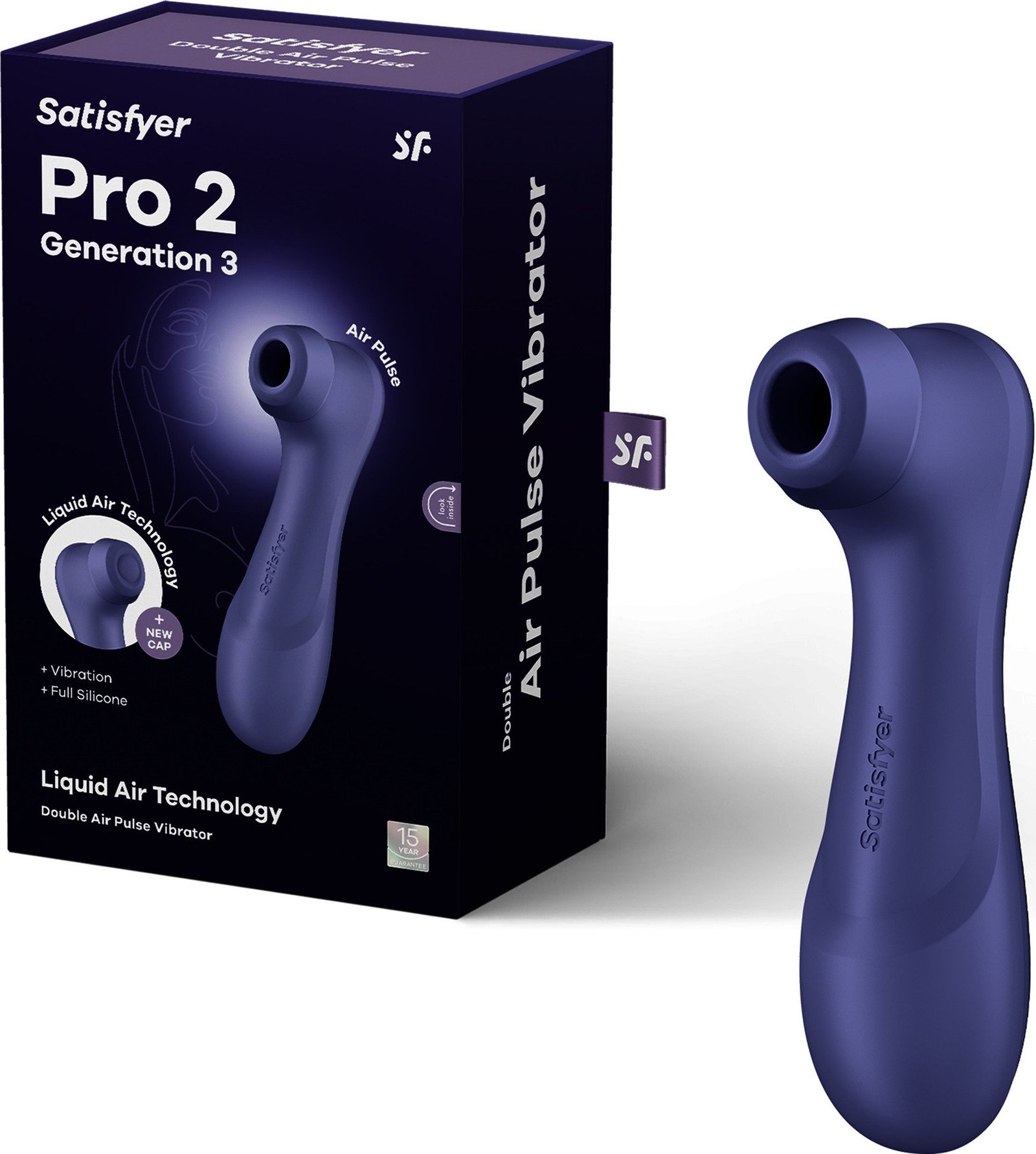 Satisfyer Pro 2 Generation 3 Lilac Lufttrycksvibrator 1 st