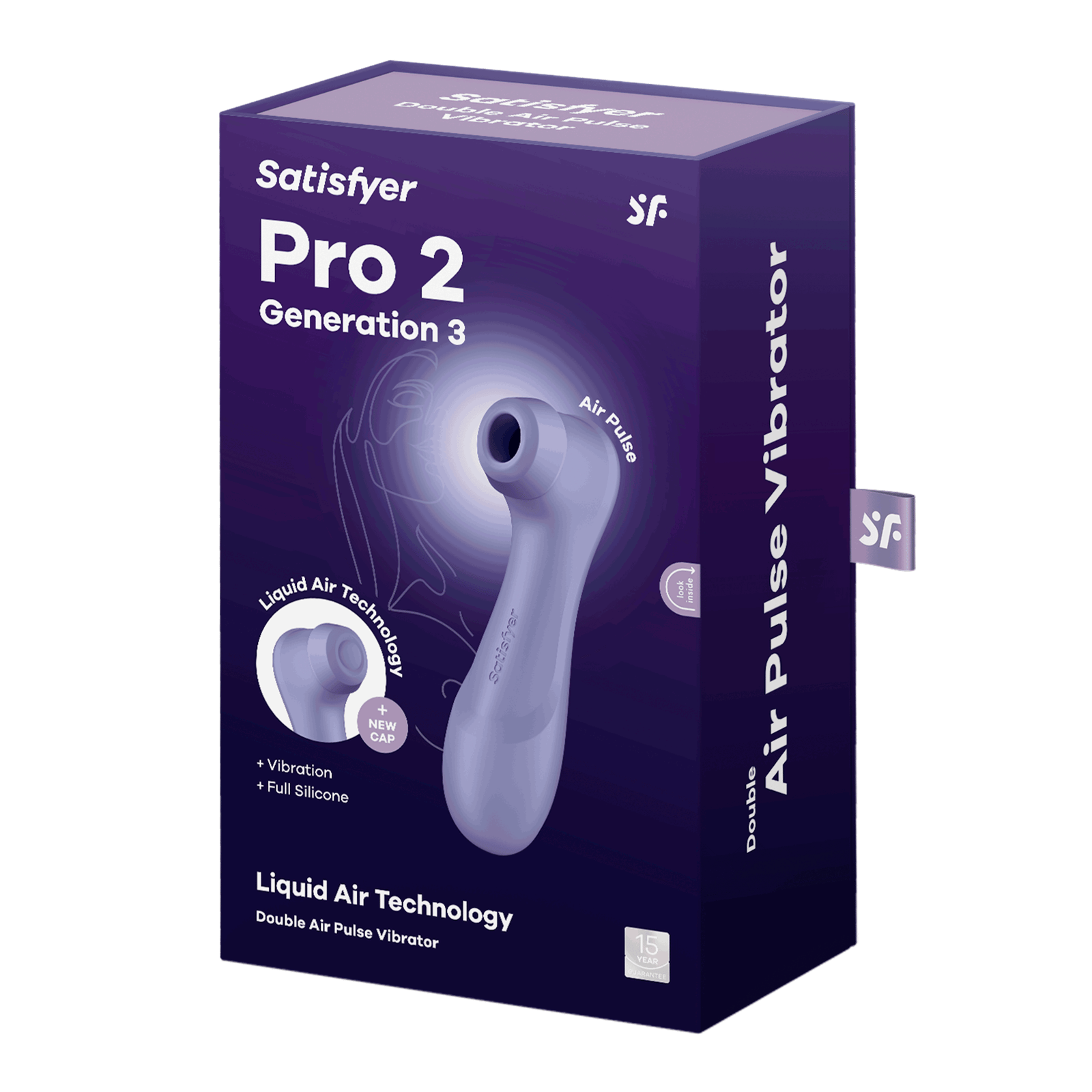 Satisfyer Pro 2 Generation 3 Lilac Lufttrycksvibrator 1 st
