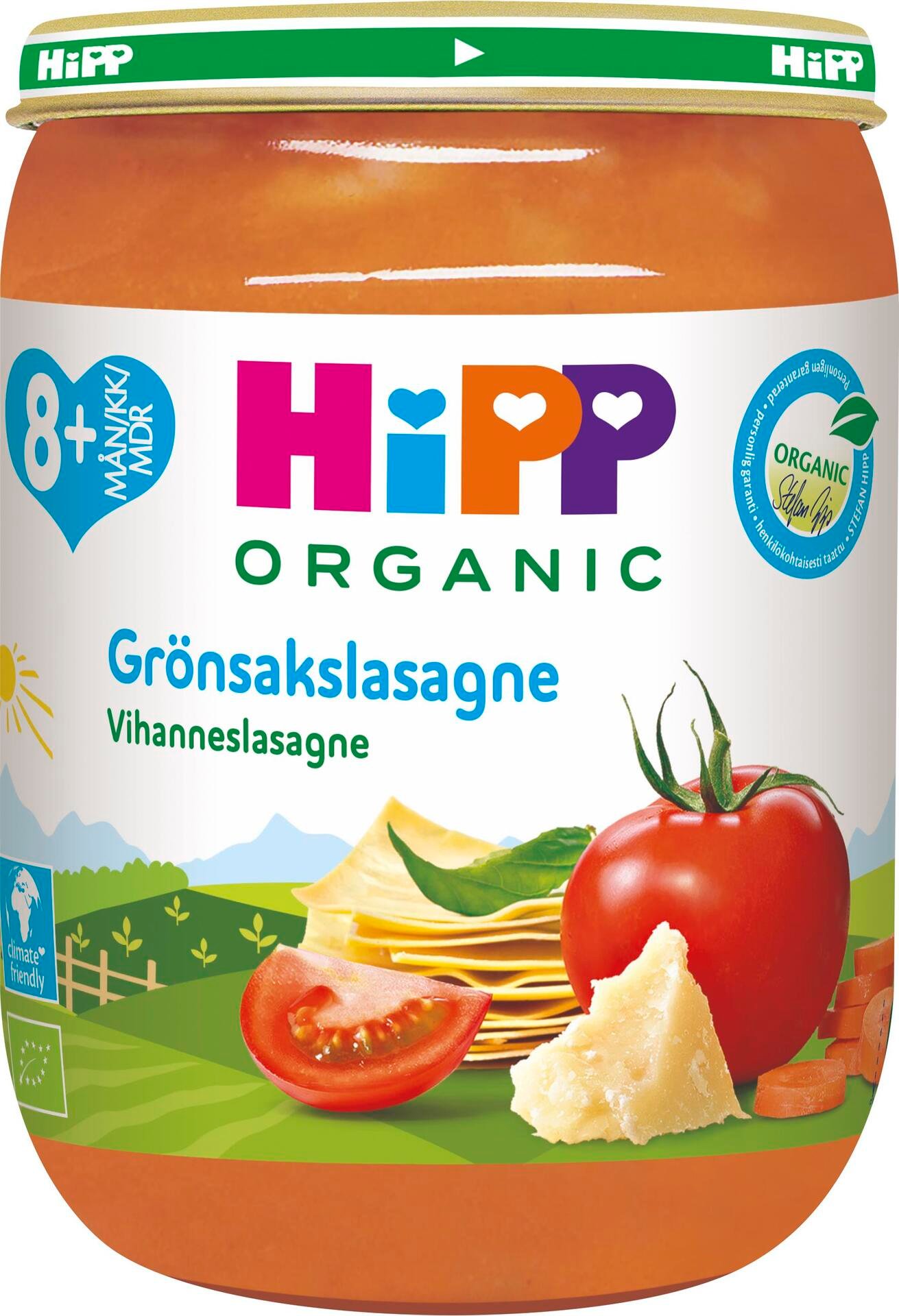 Hipp Grönsakslasagne 8+ månader 190g