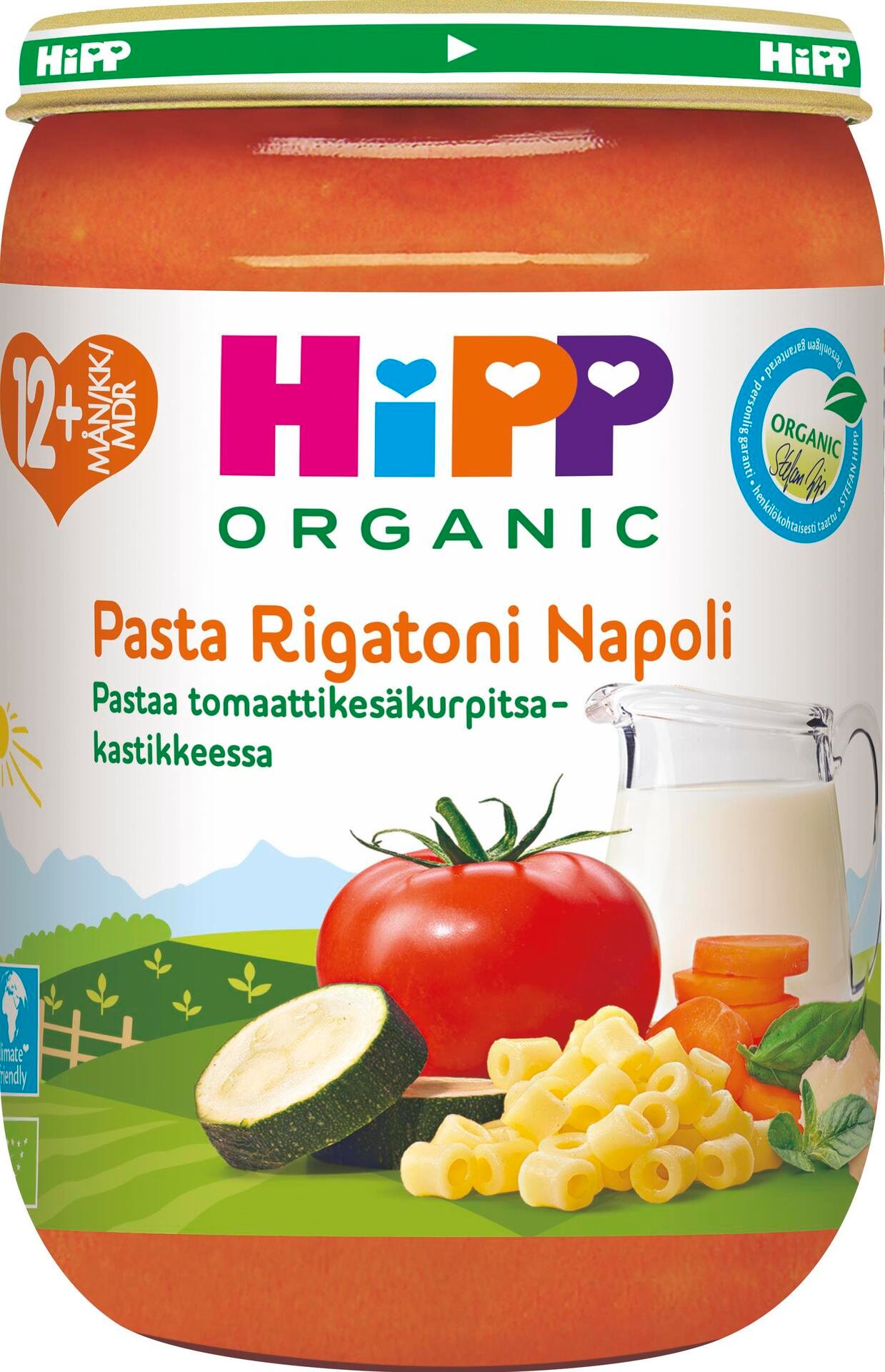 Hipp Pasta Rigatoni Napoli 12+ månader 220g