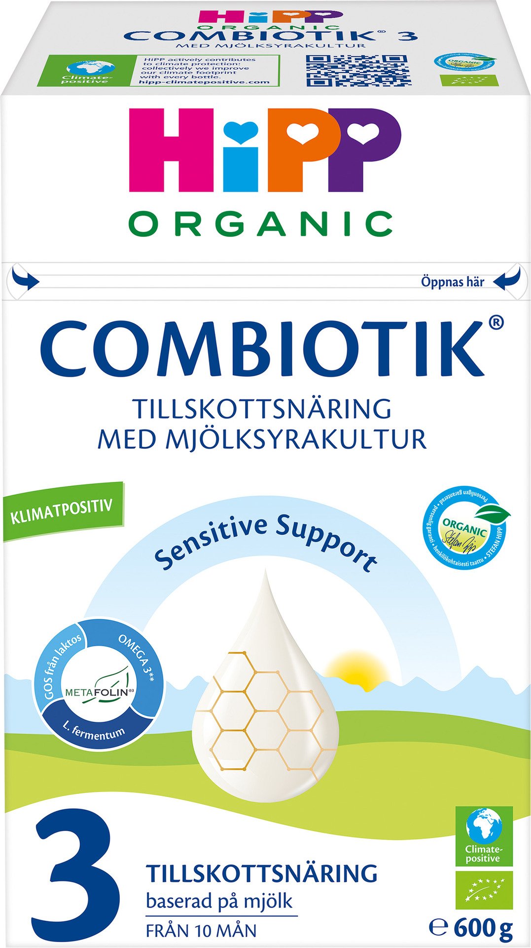 Hipp COMBIOTIK 3 10+ Månader 600g