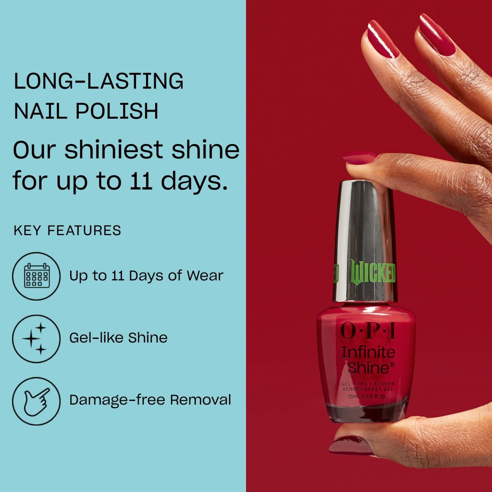OPI x Wicked Holiday Collection Infinite Shine Thrillifying! 15 ml