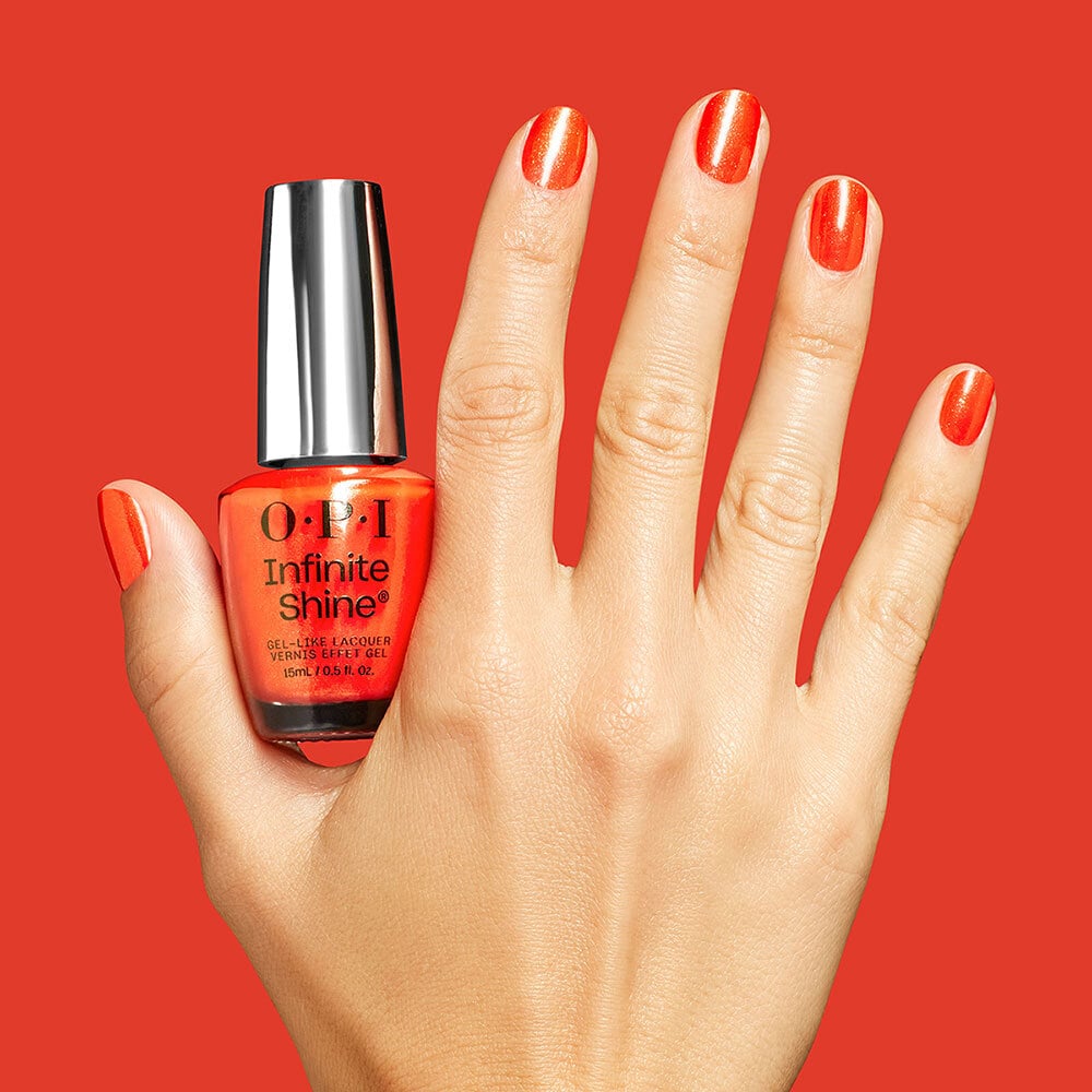 OPI Infinite Shine Shock Em Orange 15 ml