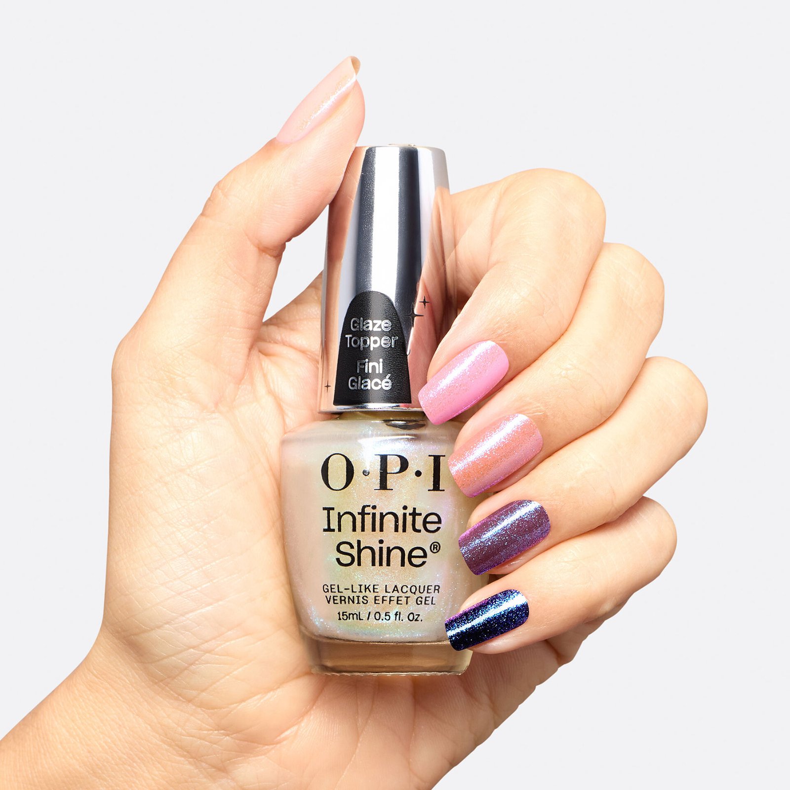OPI Infinite Shine Glaze Toppers Holo and Behold 15 ml