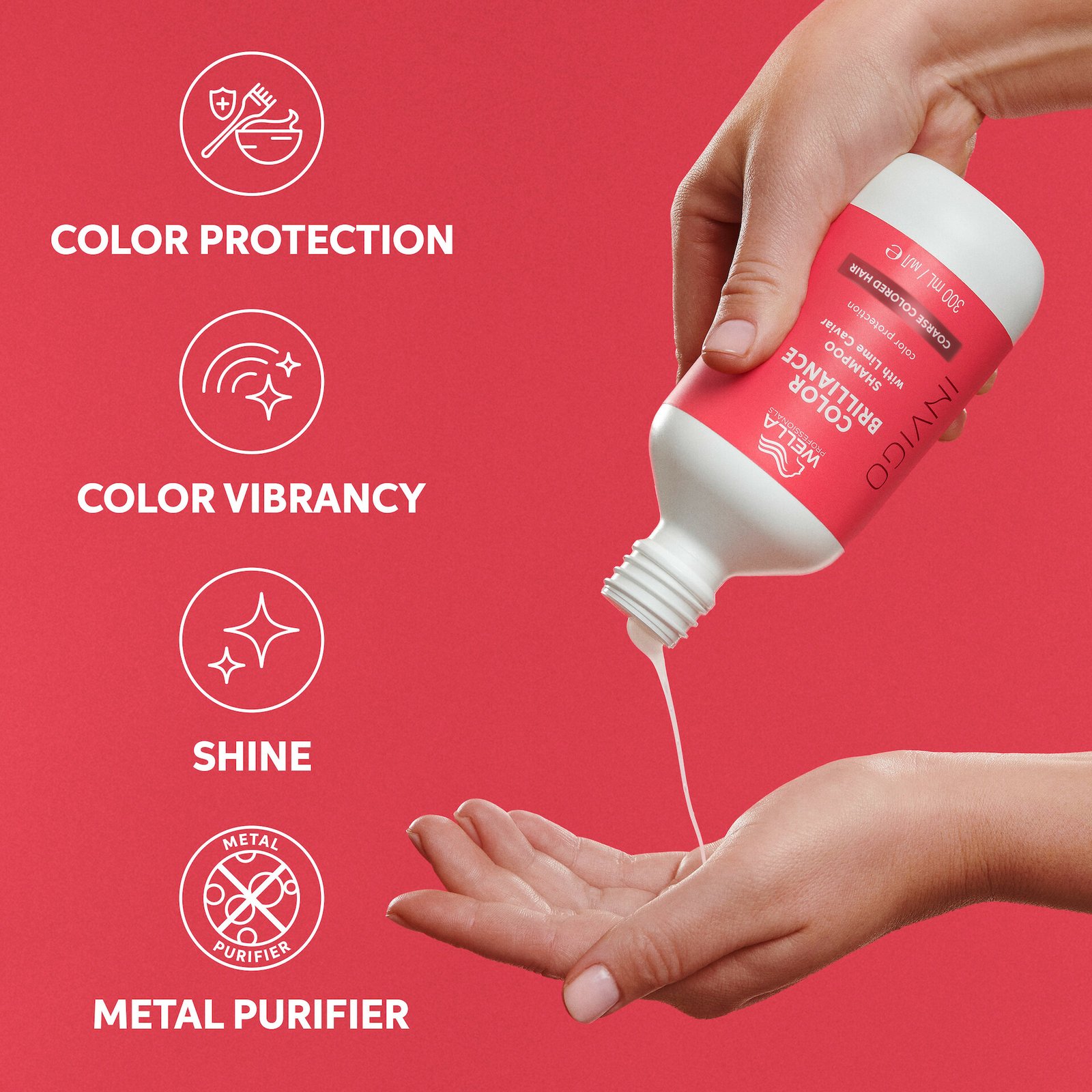 Wella Professionals Invigo Color Brilliance Shampoo Coarse Hair 300 ml