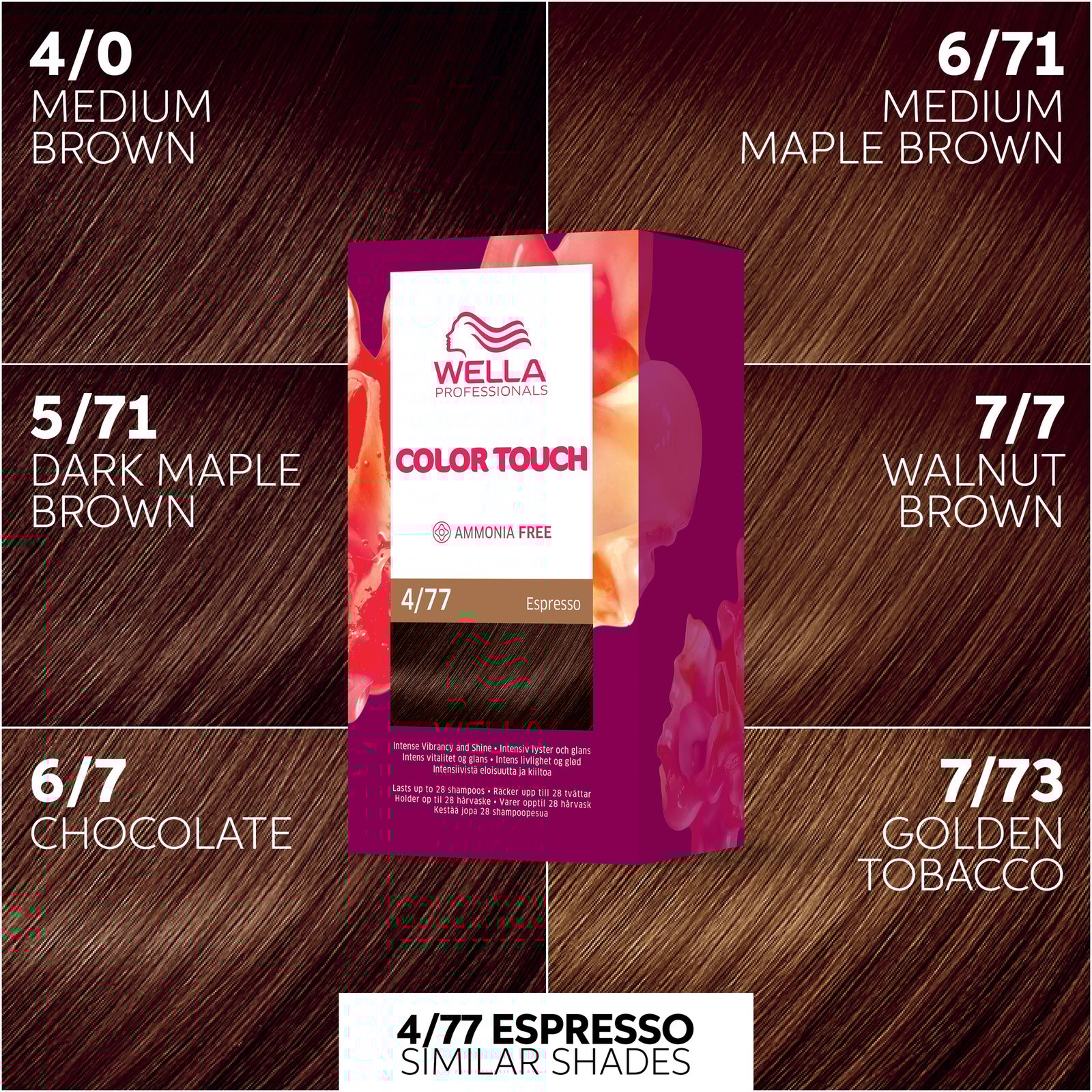 Wella Professionals Color Touch Deep Brown Espresso 4/77 130 ml