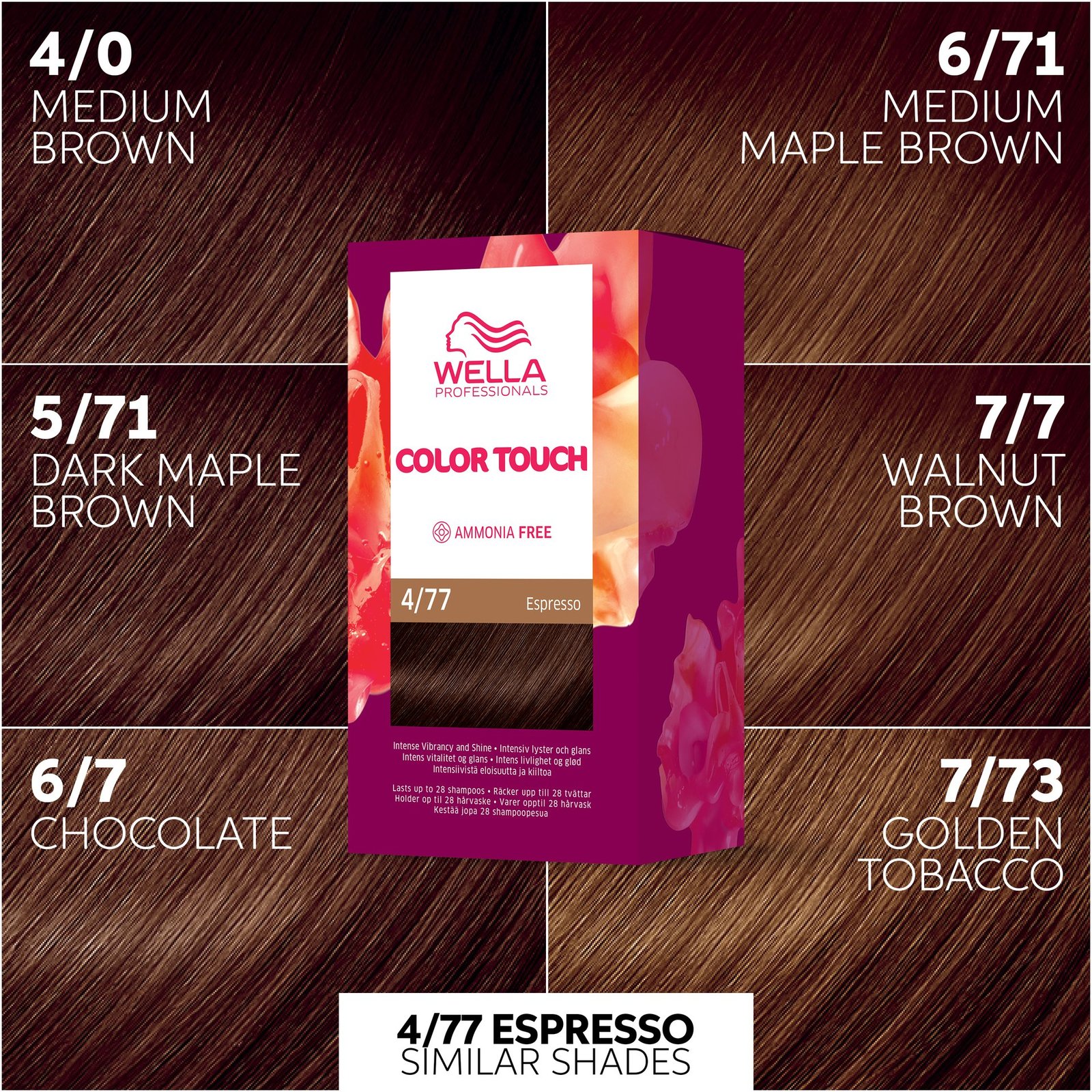 Wella Professionals Color Touch Deep Brown Espresso 4/77 130 ml