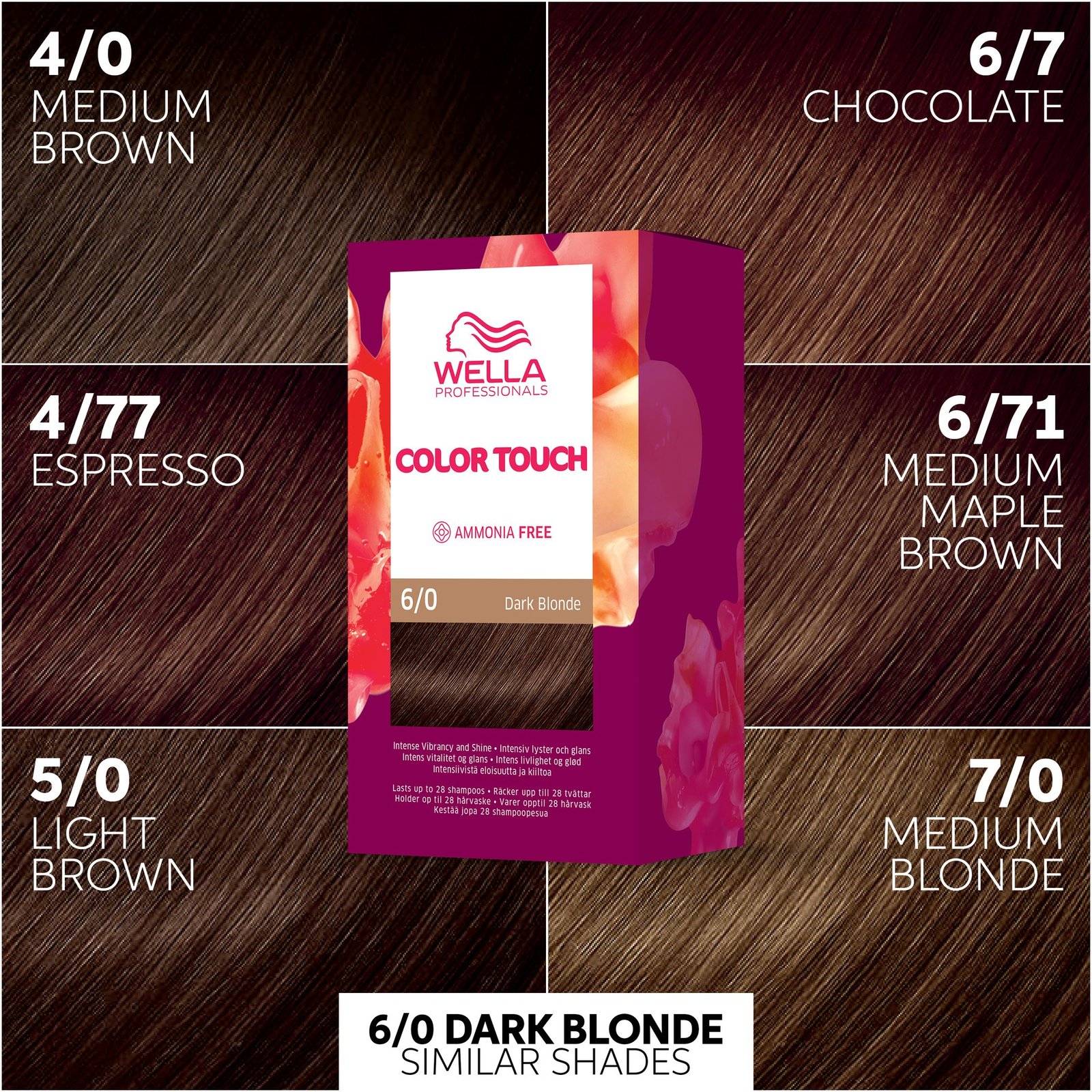 Wella Professionals Color Touch Pure Naturals Dark Blonde 6/0 130 ml