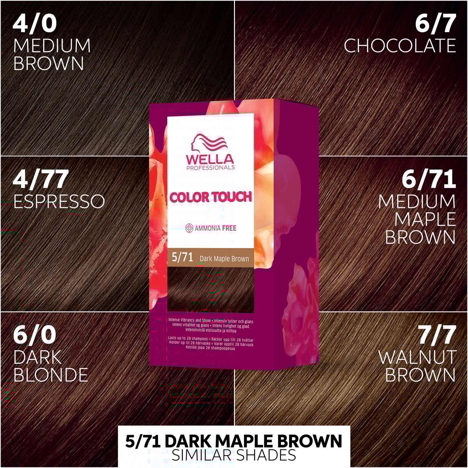 Wella Professionals Color Touch Deep Brown Dark Maple Brown 5/71 130 ml