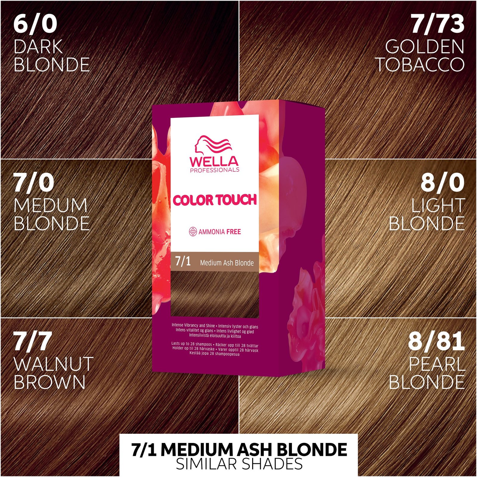 Wella Professionals Color Touch Rich Natural Medium Ash Blonde 7/1 130 ml