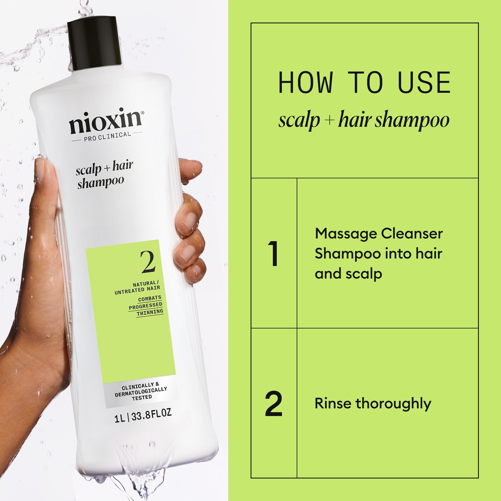 Nioxin System 2 Shampoo 1000 ml