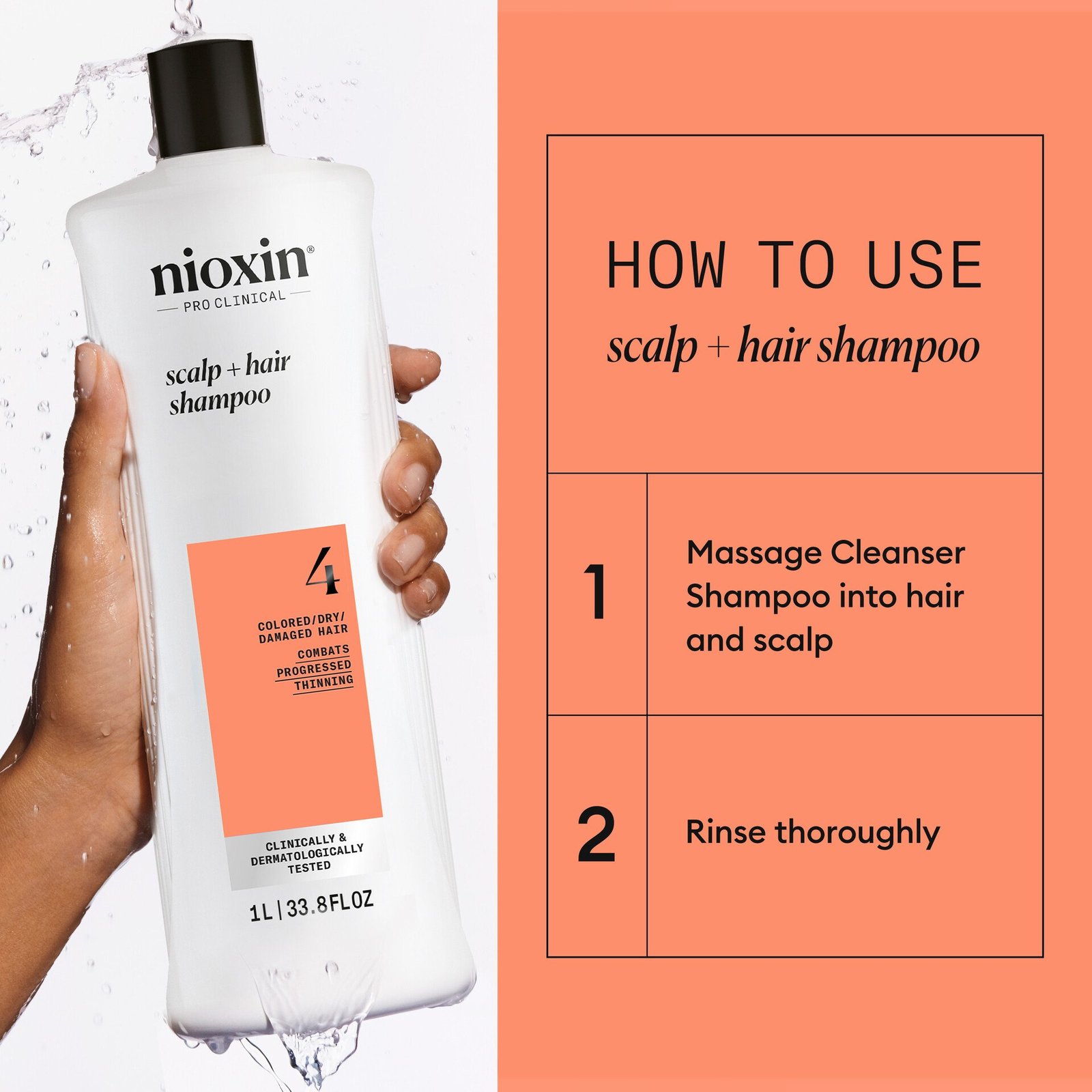 Nioxin System 4 Shampoo 1000 ml