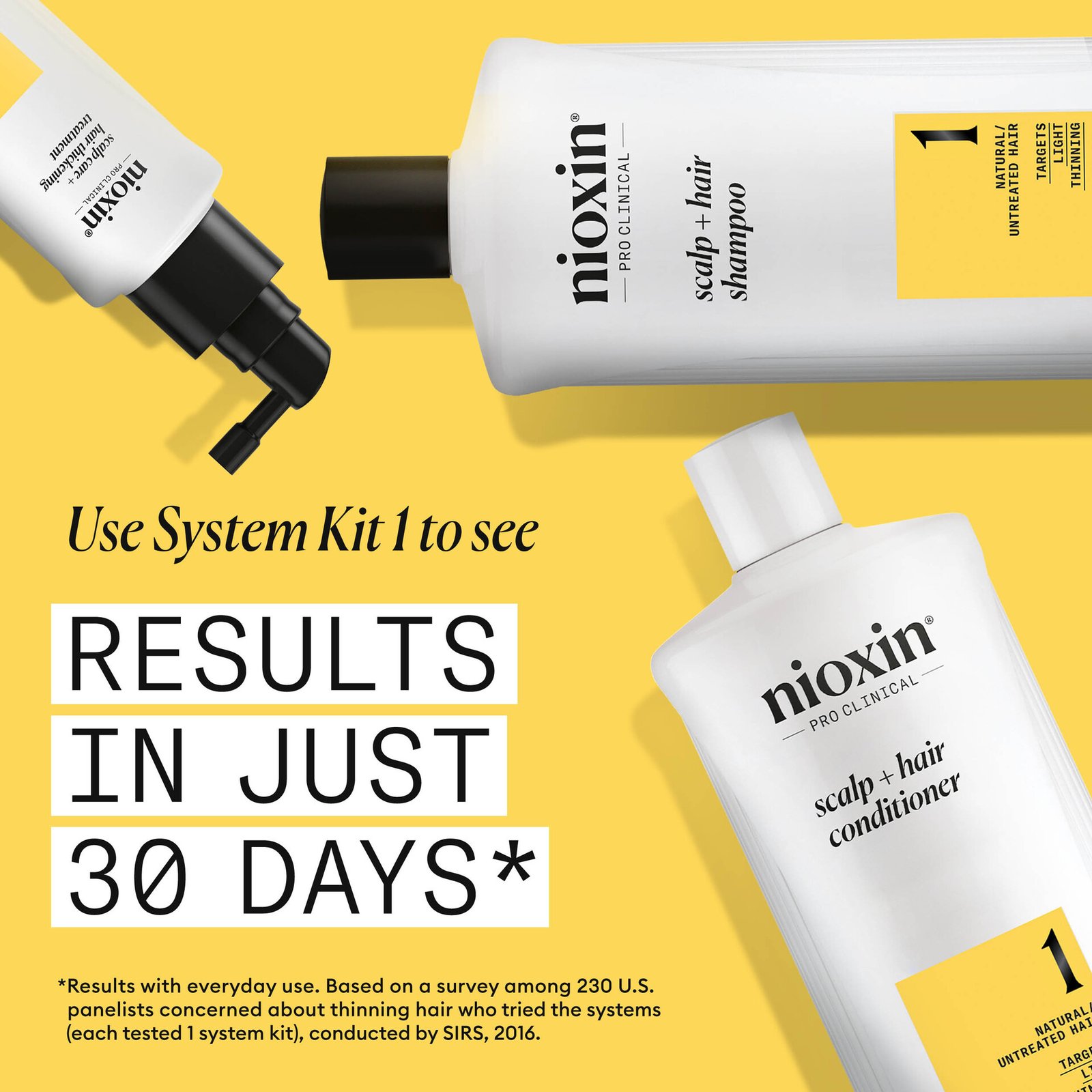 Nioxin System 1 Shampoo 1000 ml