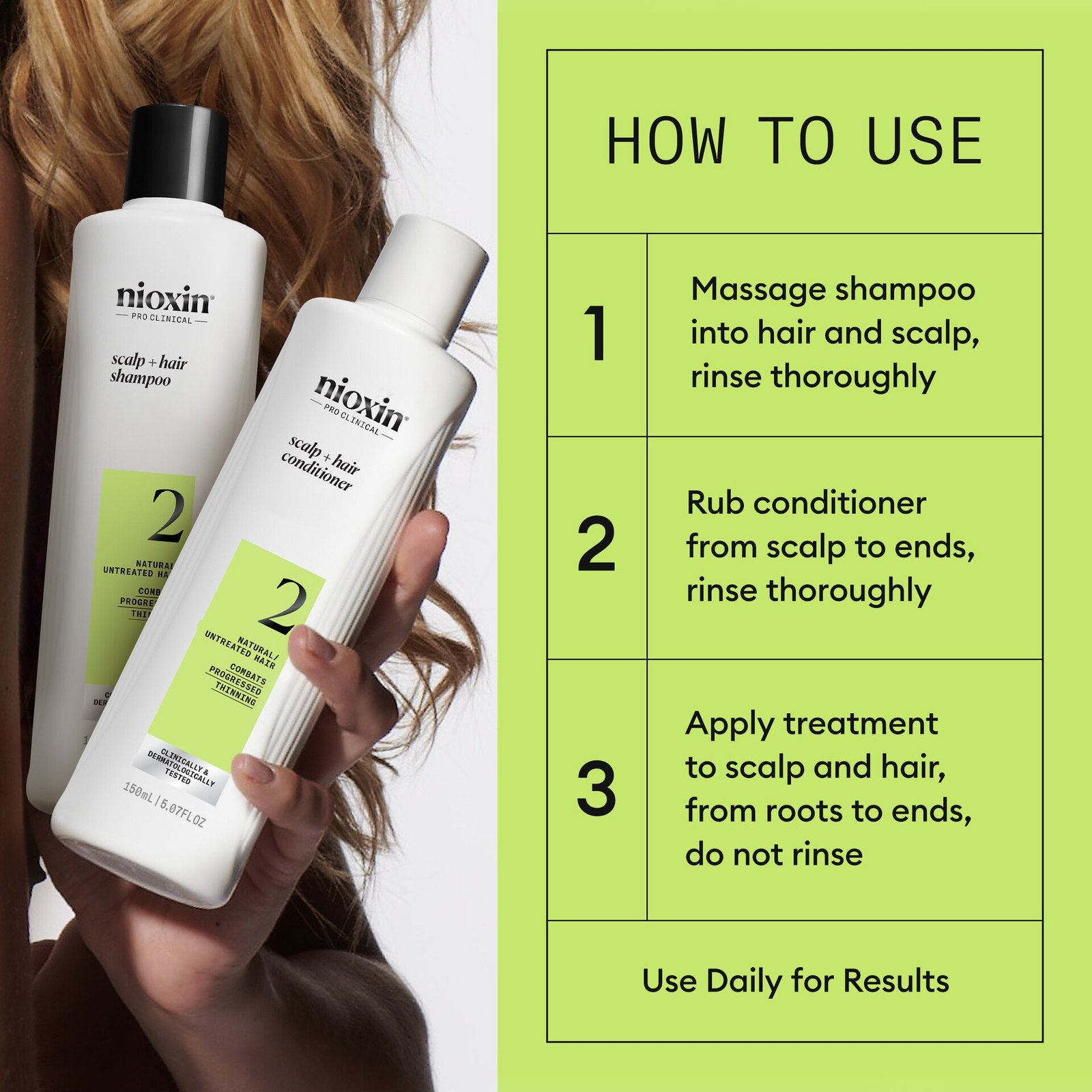 Nioxin System 2 Trial Kit 340 ml