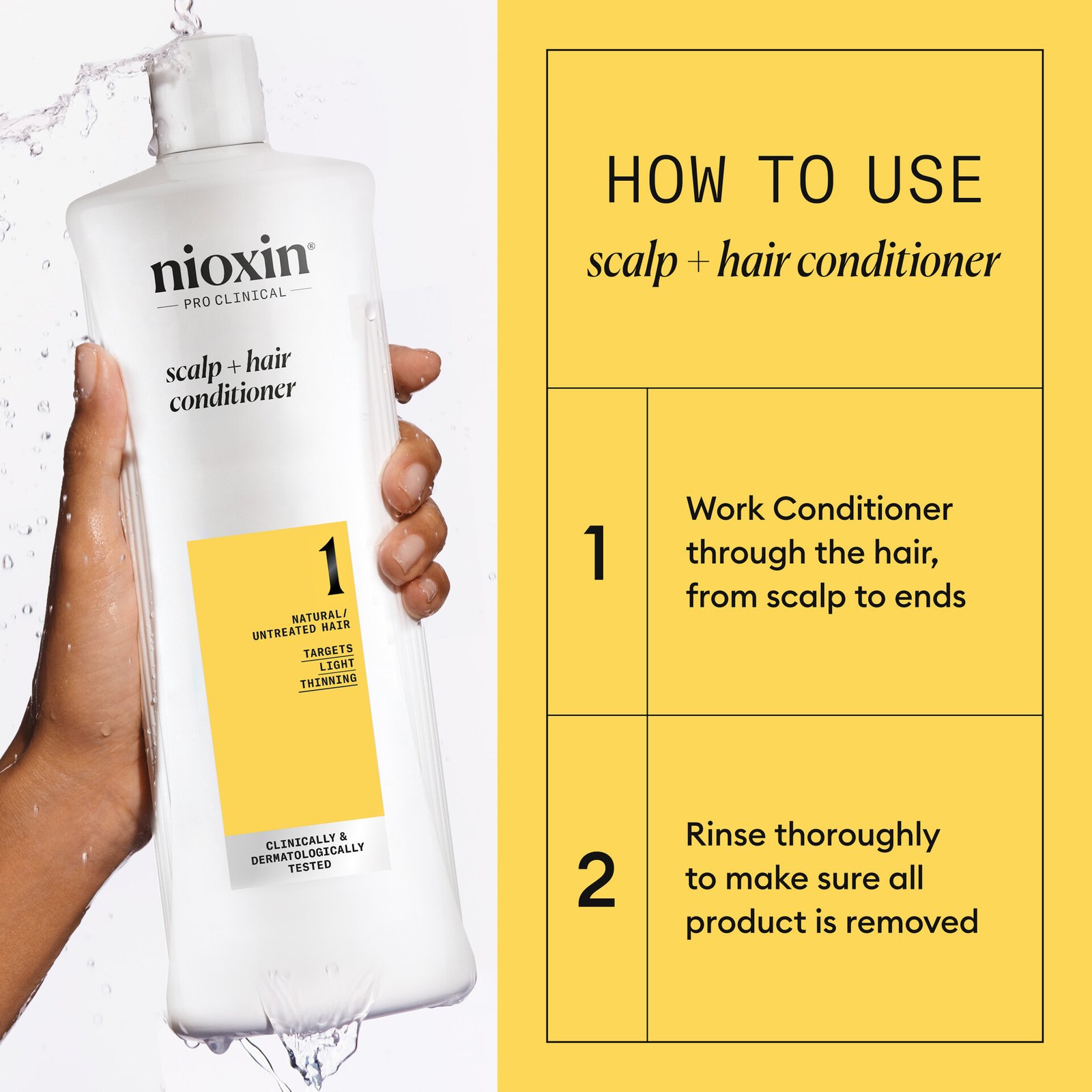 Nioxin System 1 Conditioner 1000 ml