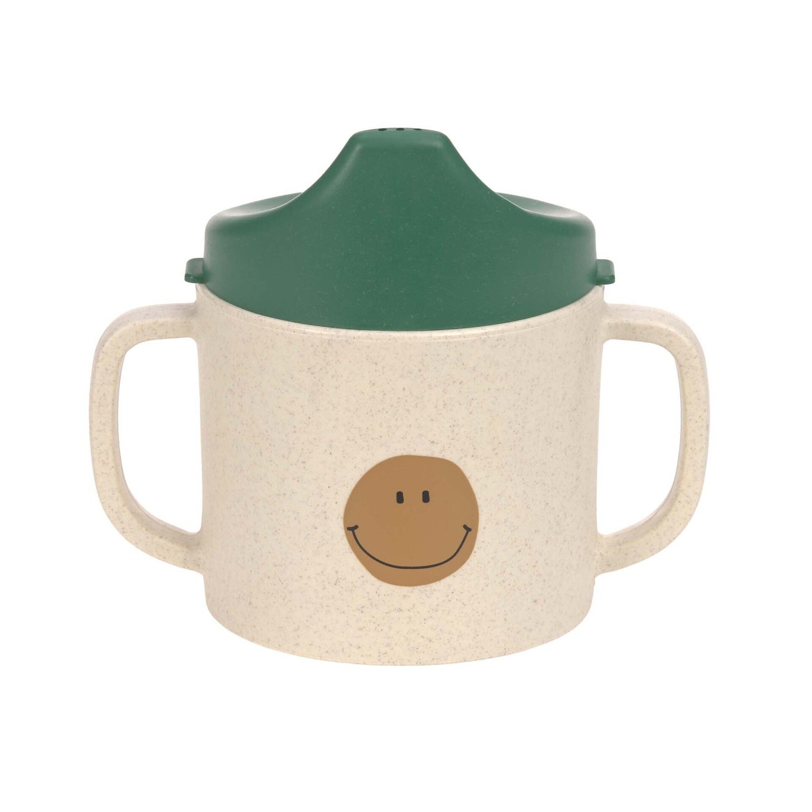 Lässig Pipmugg PP/Cellulosa Happy Rascals Smile Green