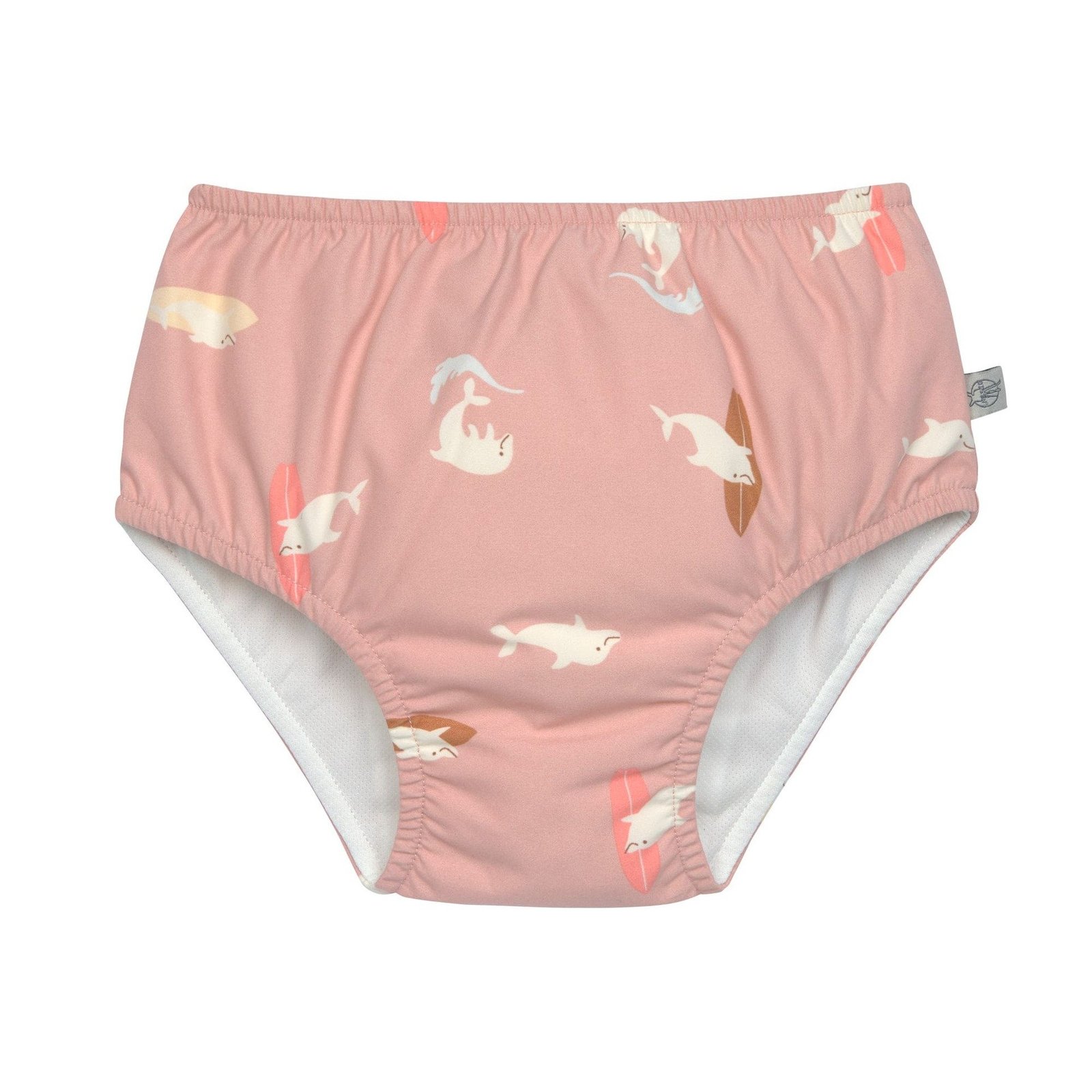 Lässig Badblöja Dolphin Peach 7–12 mån
