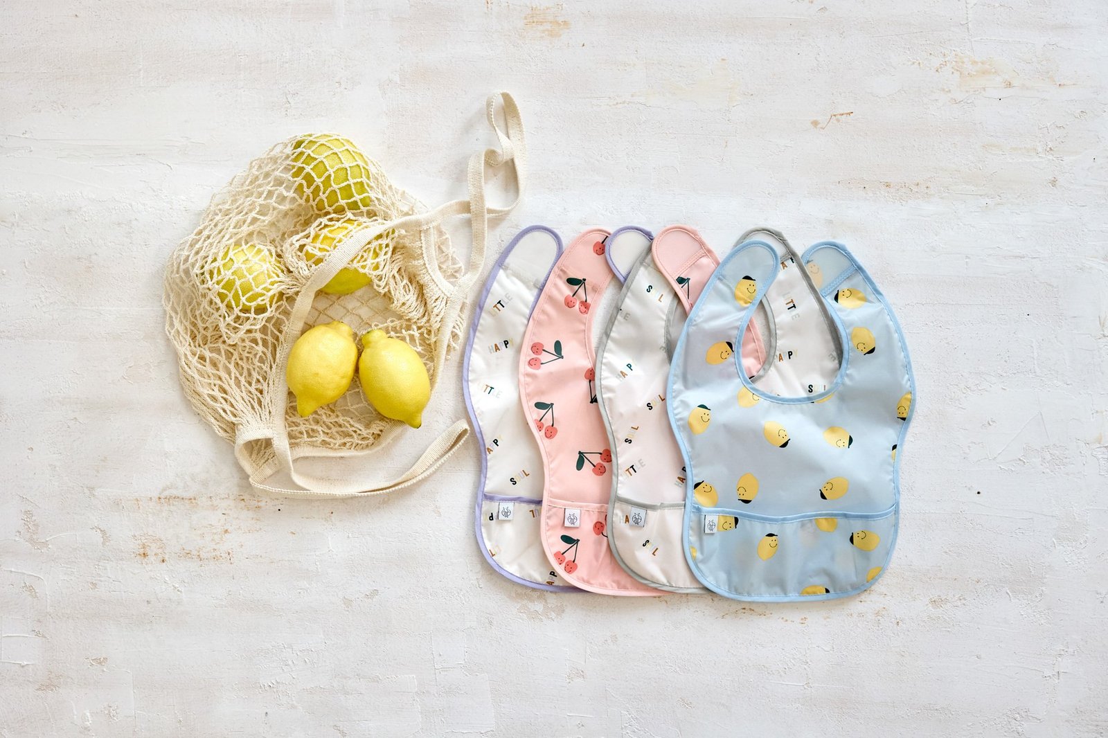 Lässig Lättviktshaklapp Happy Fruits Lemon 2 st