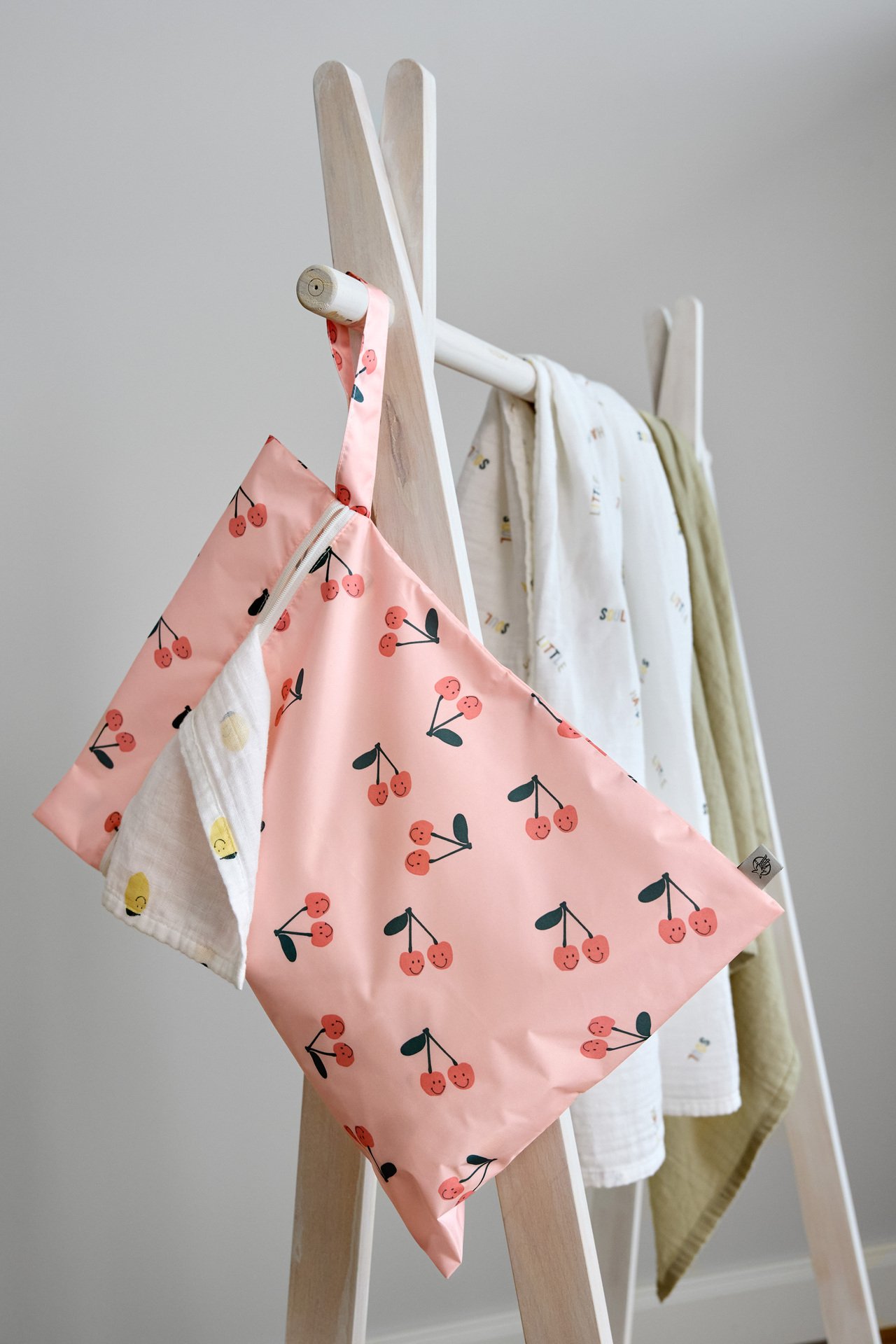 Lässig Muslinfilt och dregellapp L Happy Fruits Lemon