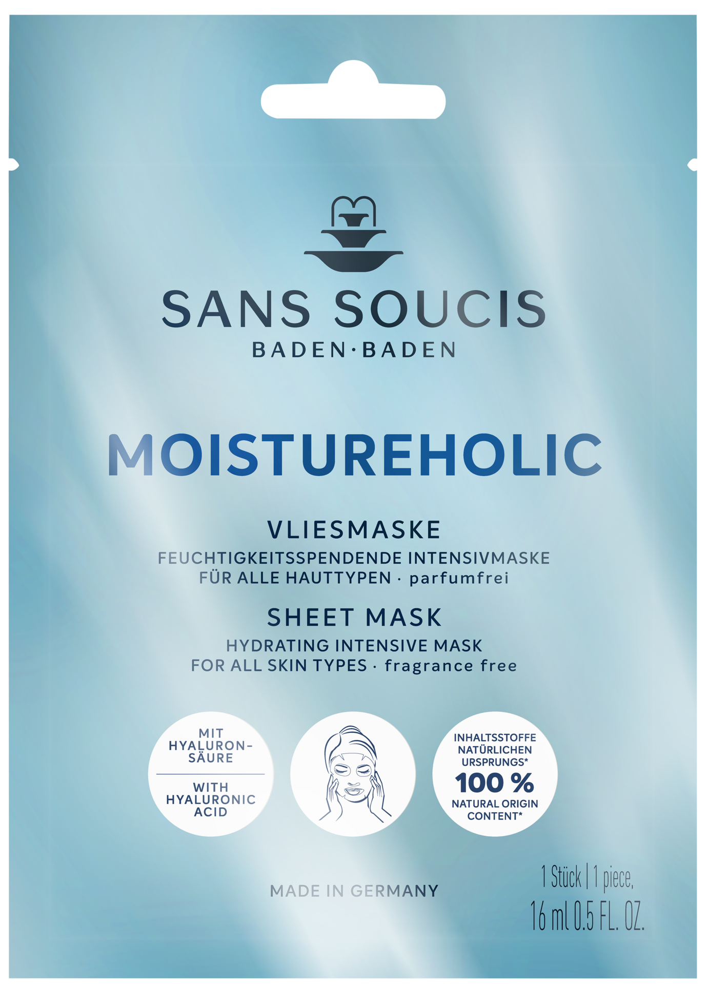Sans Soucis Moistureholic Sheet Mask for Moisture Deficient Skin 1 st