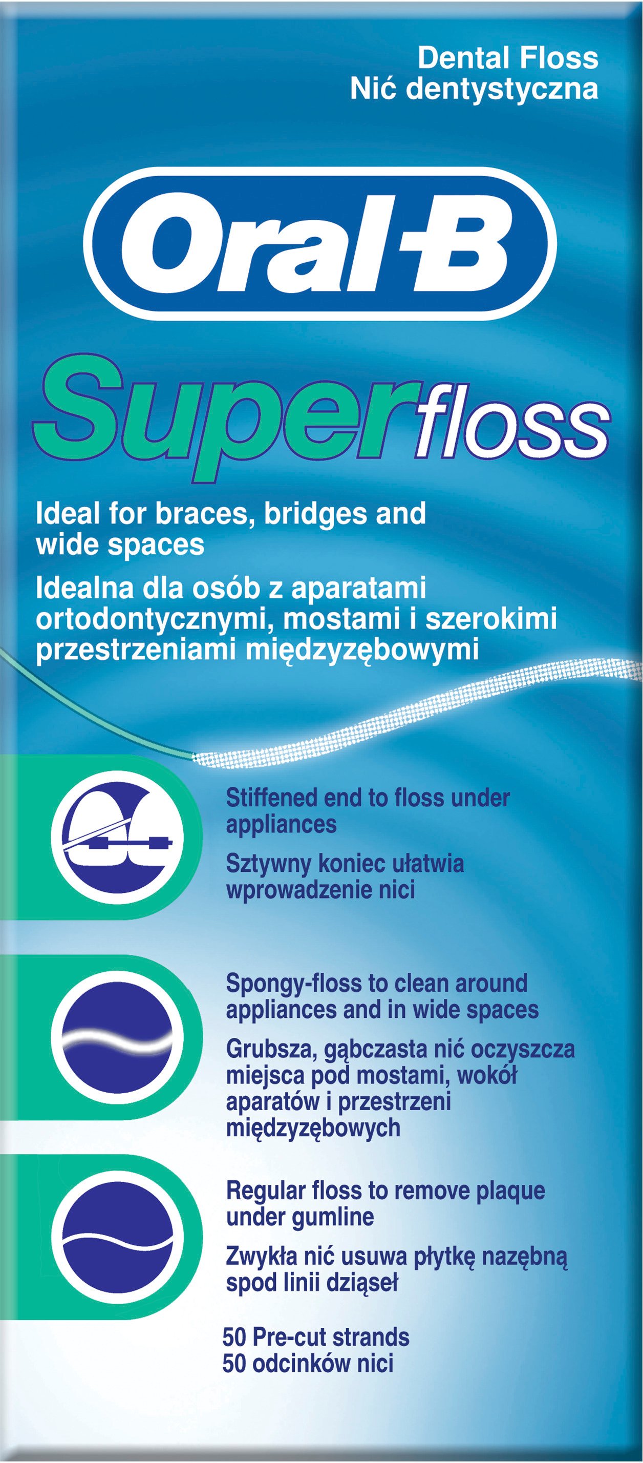 Oral-B Super Floss Tandtråd 50 st