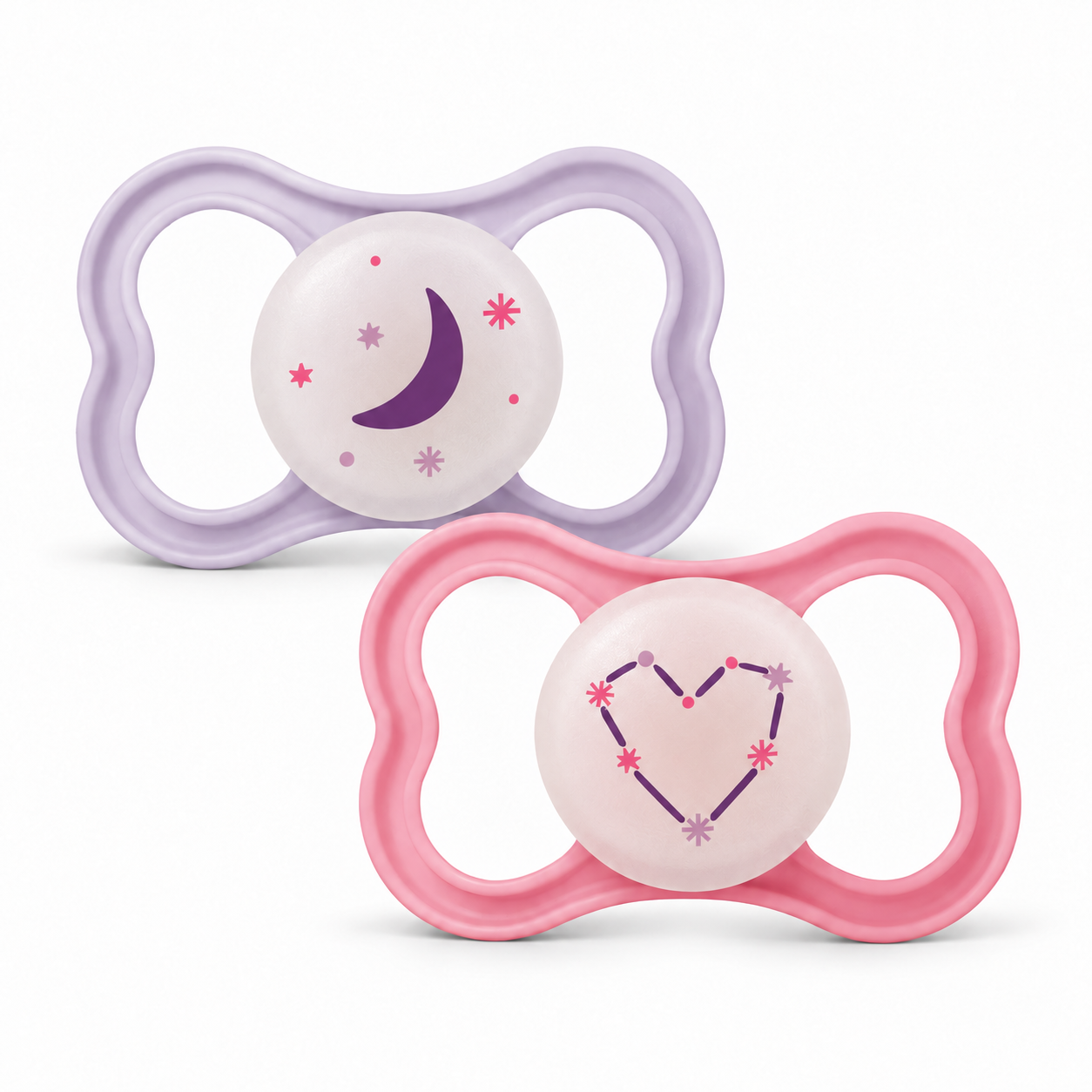 MAM Air Night Silk 16-36m Box V Pink 2 st