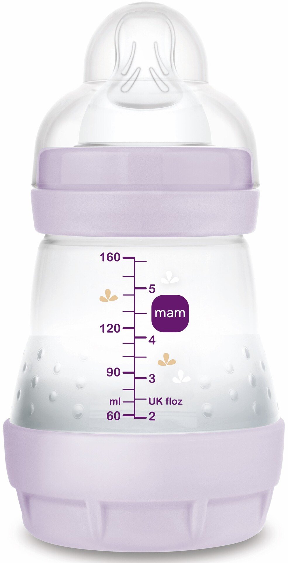 MAM Easy Start Anti-Colic Nappflaska 0+ Lila 160ml