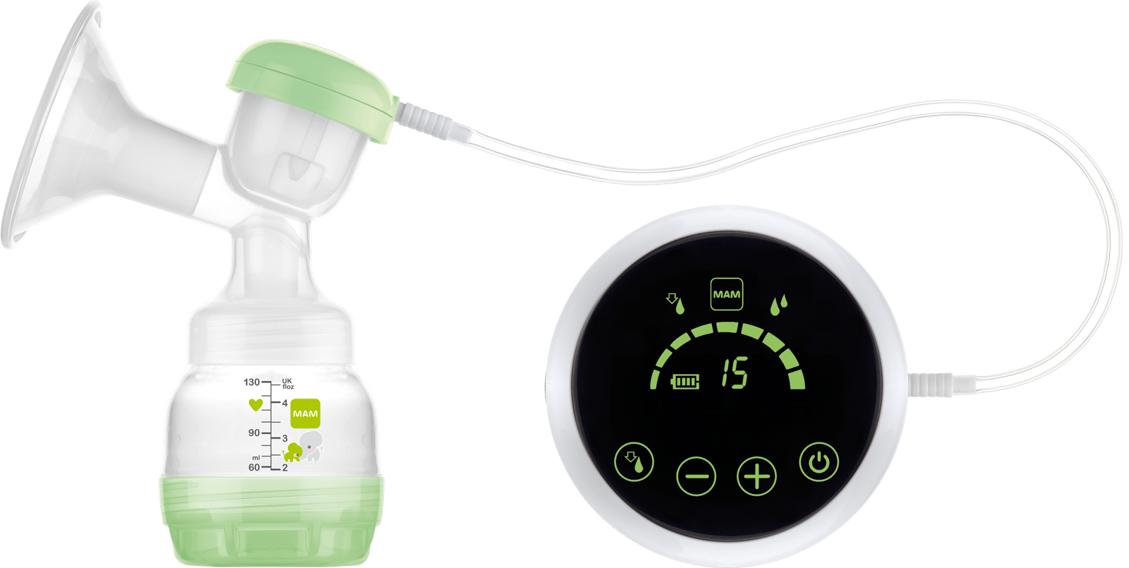 MAM 2in1 Elektrisk & Manuell Bröstpump 1 st